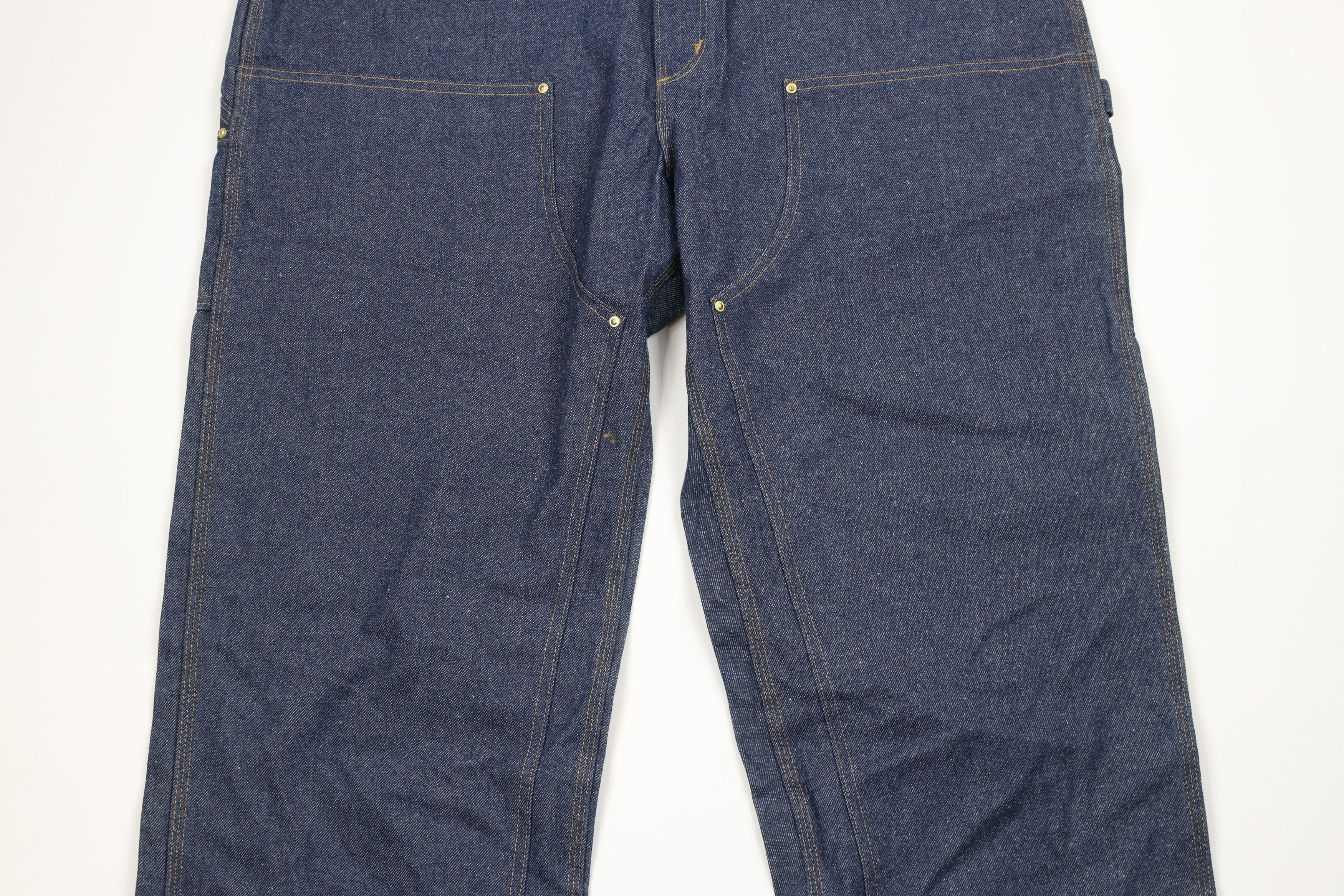 Carhartt × Vintage Vintage Y2K 2002 Carhartt Knee Logger Denim Jeans Blue USA Size US 42 / EU 58 - 3 Thumbnail