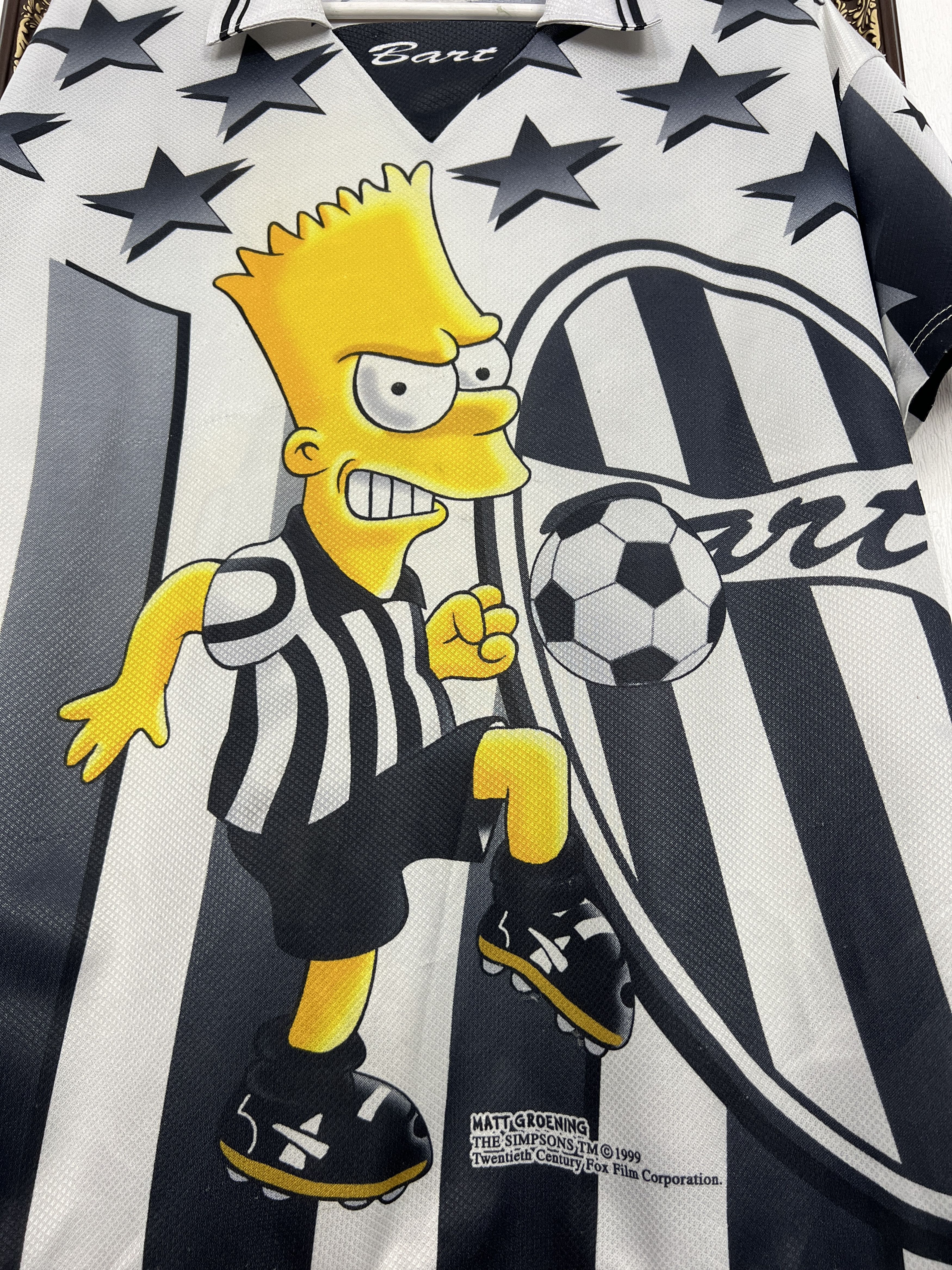 The Simpsons Vintage 1999 Simpsons Graphic Juventus Football Shirt Soccer Size US M / EU 48-50 / 2 - 3 Thumbnail