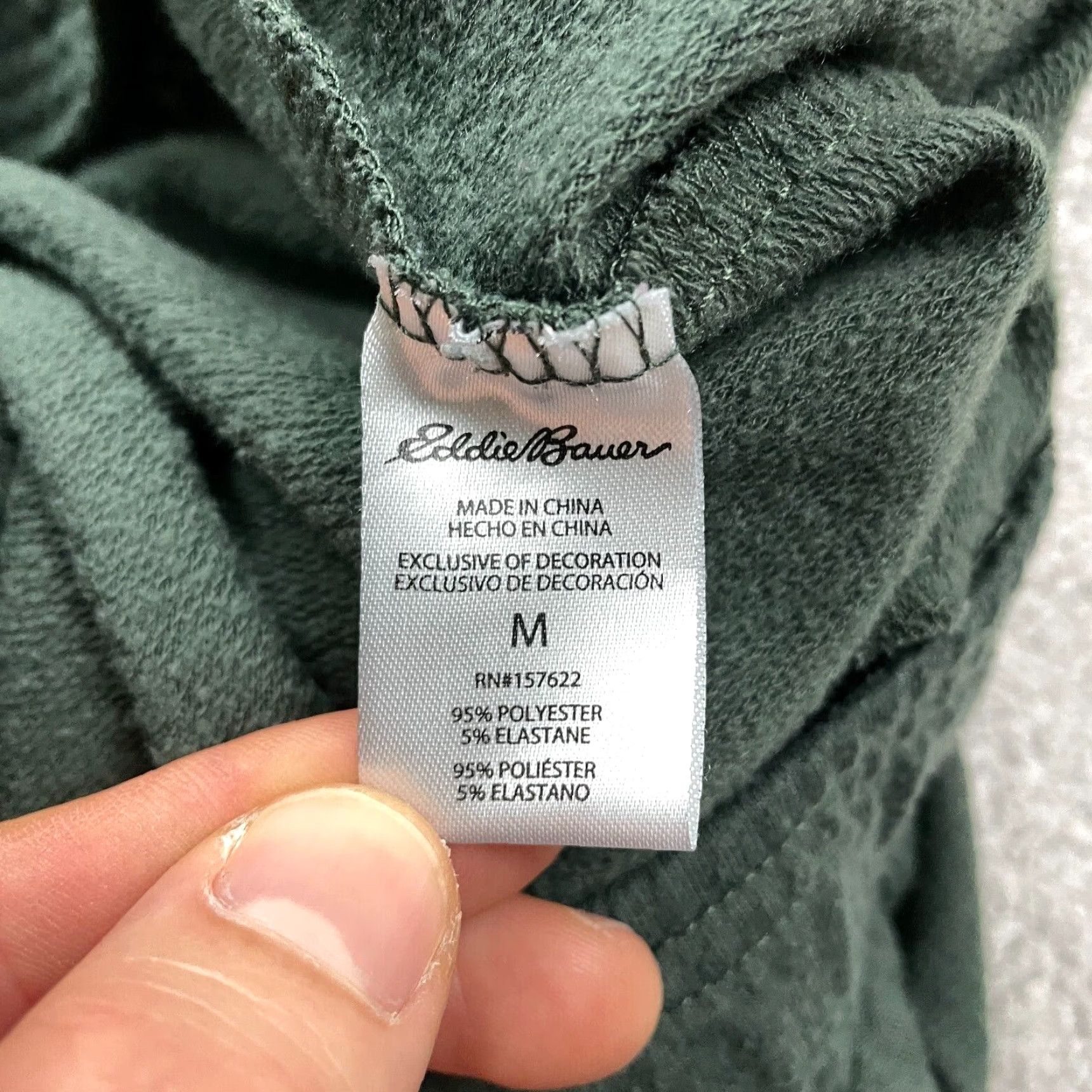 Eddie Bauer VINTAGE Eddie Bauer Lounge Sweatpants Womens Medium Green Tapered Pull On Casual 30x28 Size 32" / US 10 / IT 46 - 7 Thumbnail