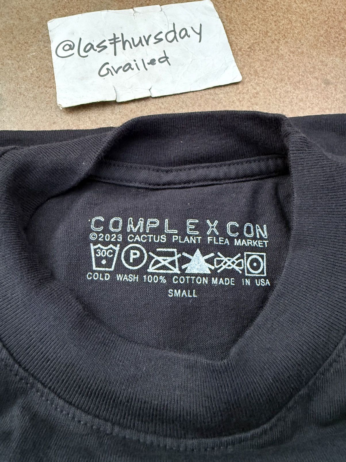 Cactus Plant Flea Market × Complex CPFM x ComplexCon Spider Tee Black Small Size US S / EU 44-46 / 1 - 4 Thumbnail