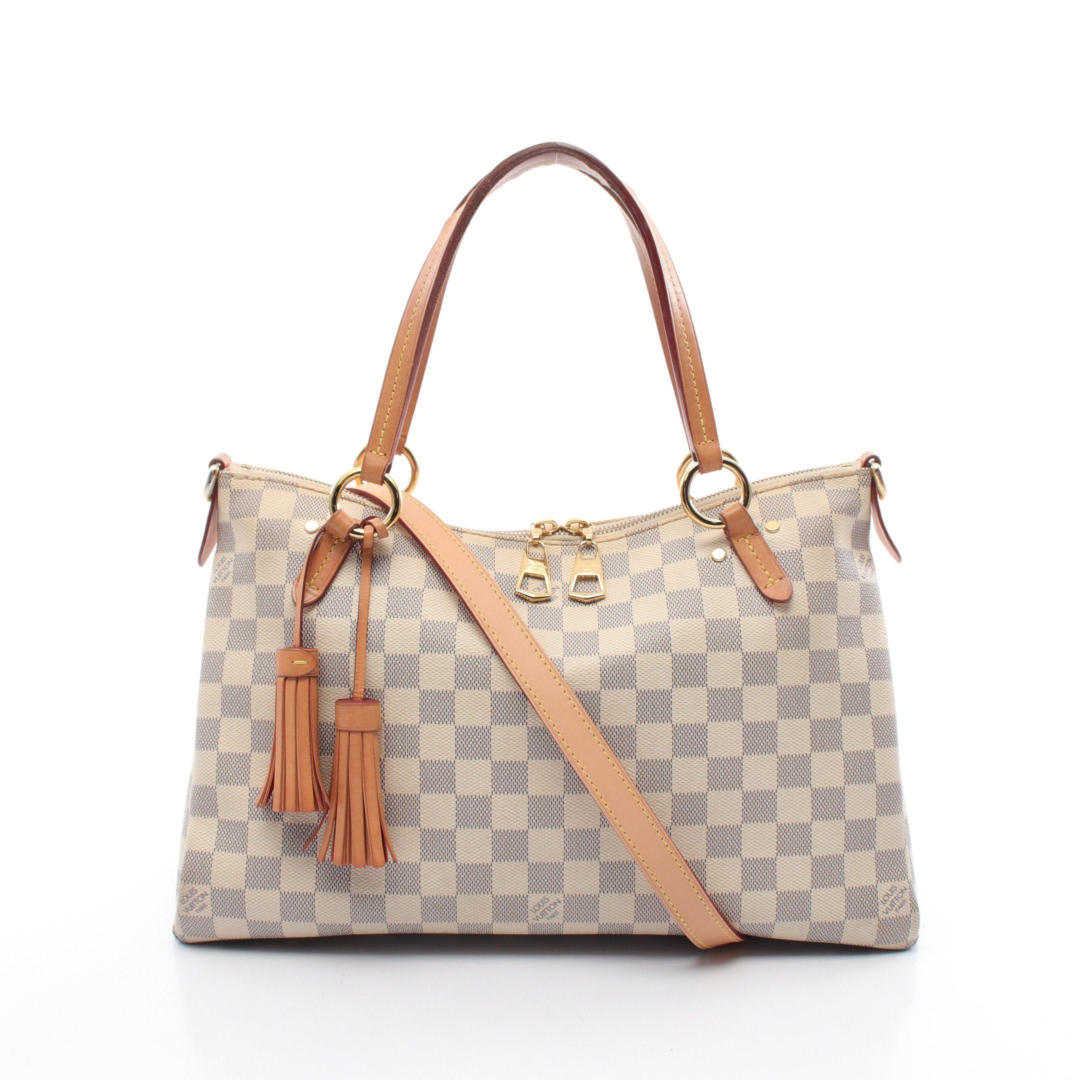 Louis Vuitton Louis Vuitton Lymington Damier Azur Handbag Leather White Size ONE SIZE - 1 Thumbnail