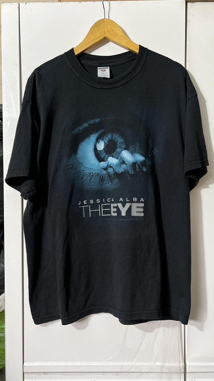 image of The Eyes Horror Movie Halloween Scream Chucky Anabelle in Black, Men's (Size XL)