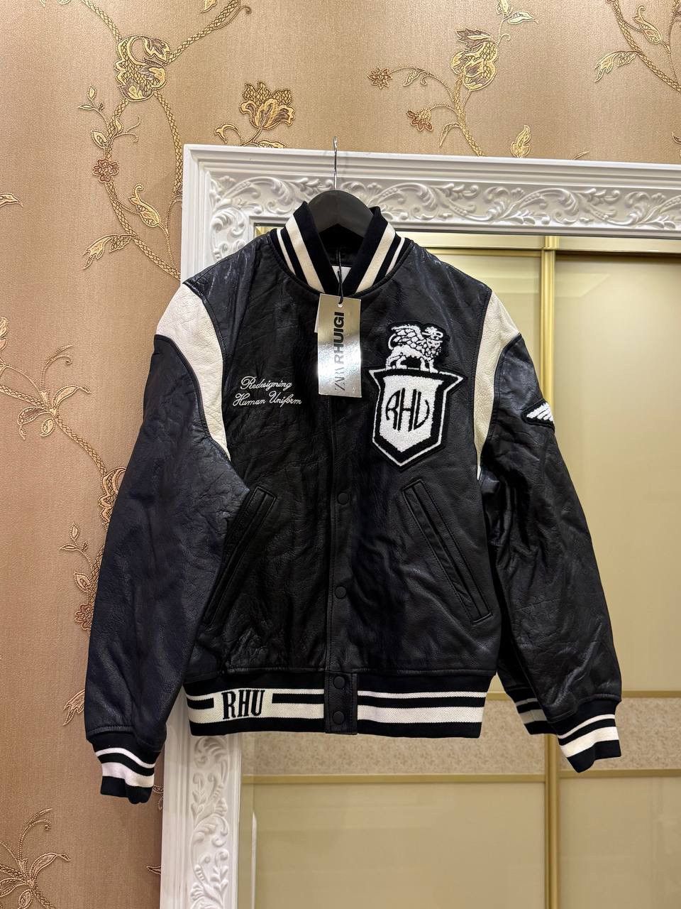Zara Zara X rhuigi genuine leather jacket | Grailed