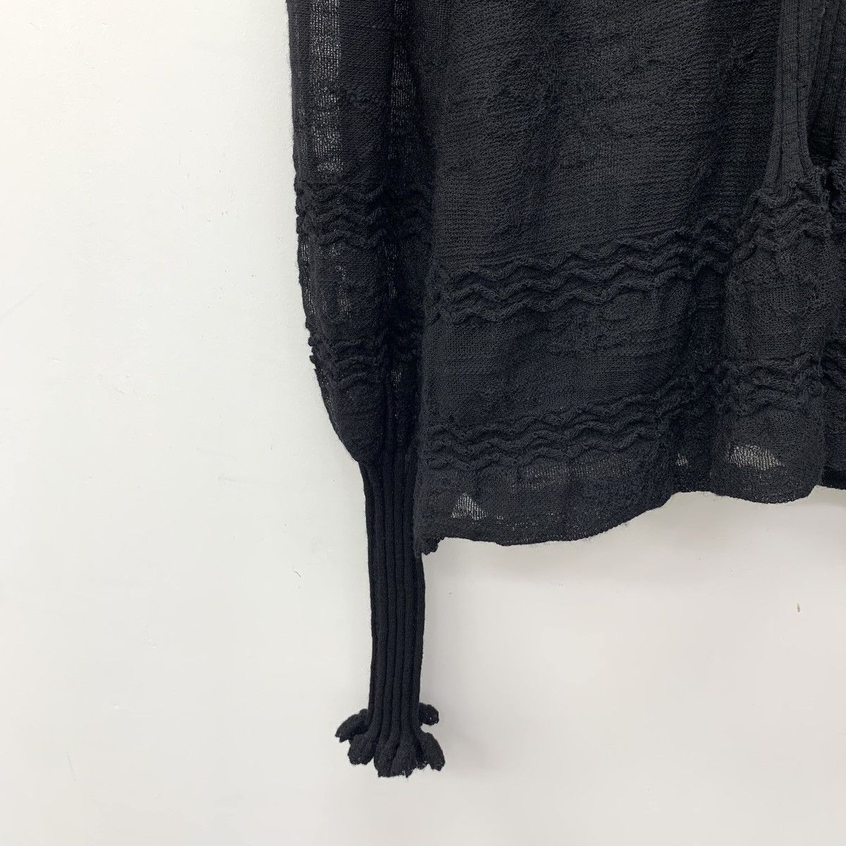 Chanel Chanel Black Flared Sleeve Half Turtleneck Wool Knit Sweater Size XS / US 0-2 / IT 36-38 - 4 Thumbnail