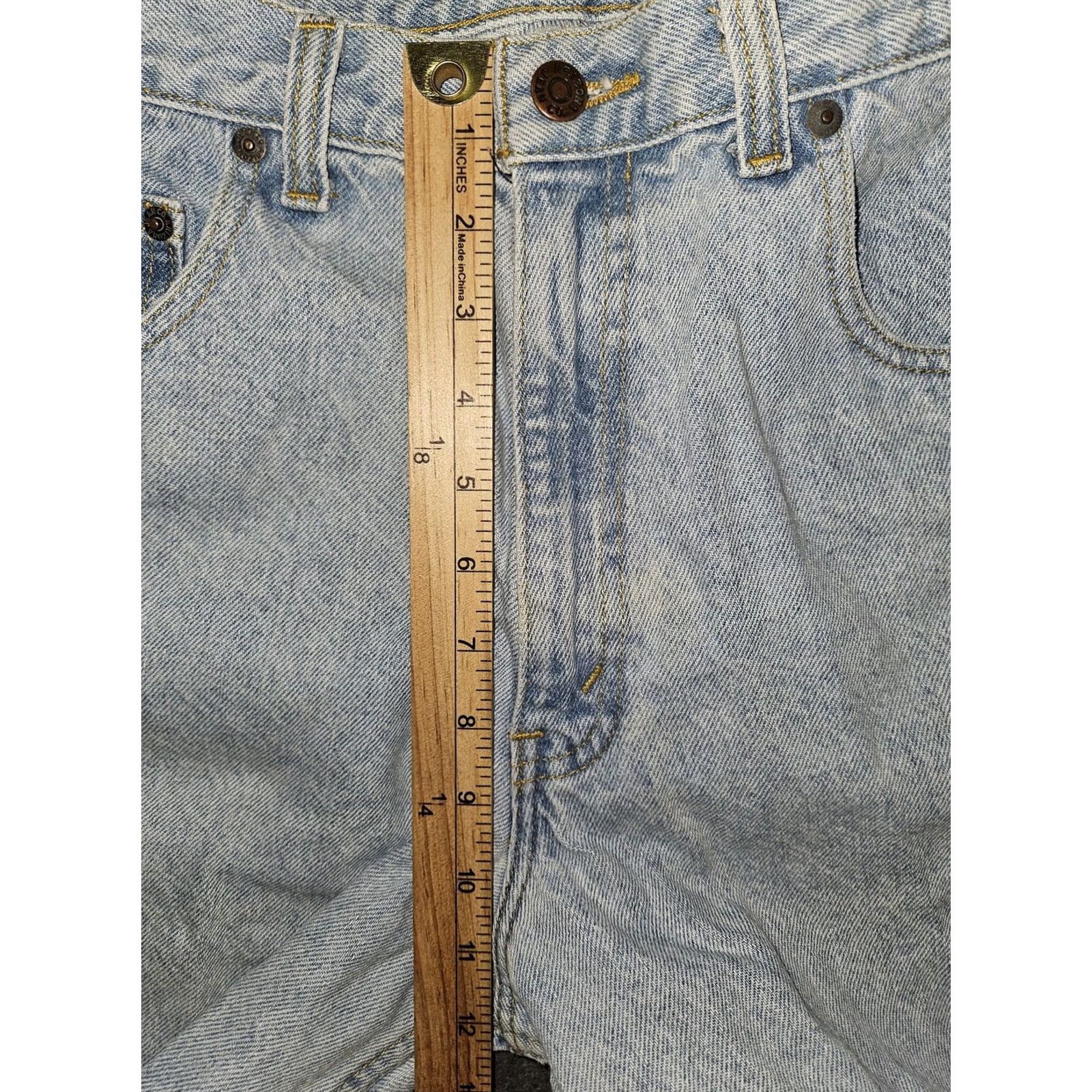 Vintage VINTAGE Arizona Jean Company Shorts Mens 34 Light Wash Denim Bermuda 90s Size US 34 / EU 50 - 4 Thumbnail