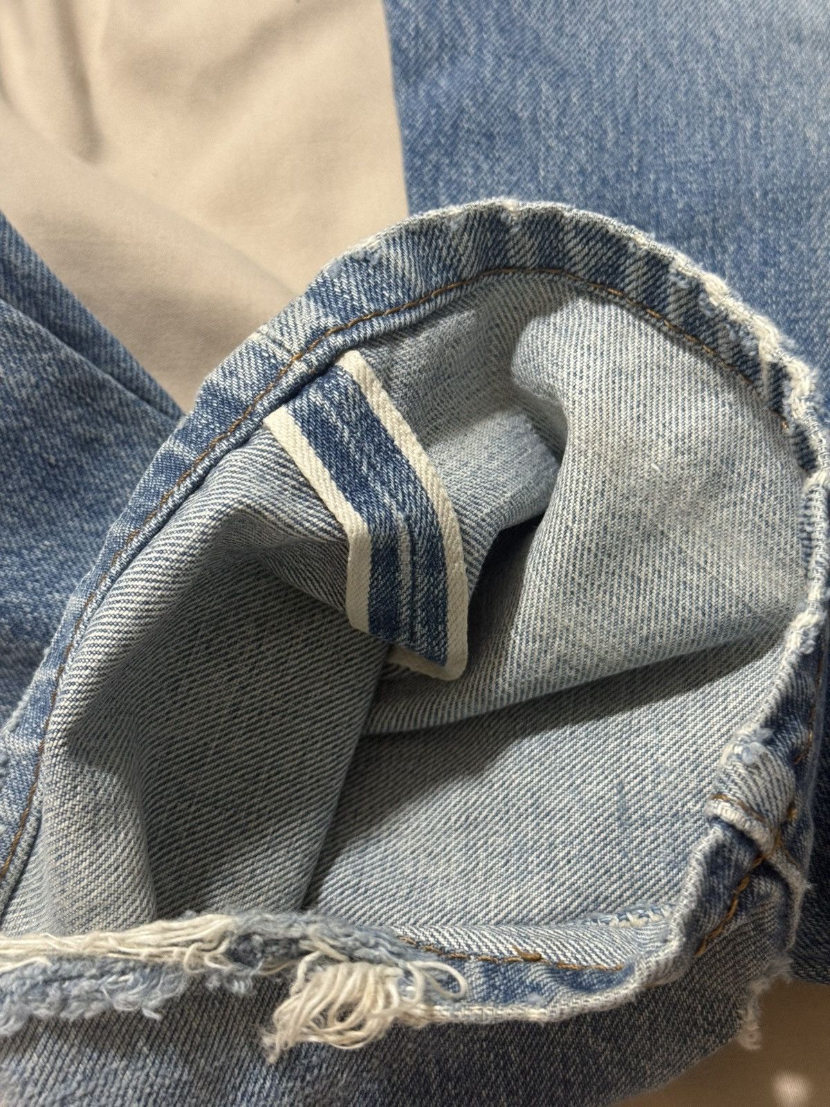 Levi's Vintage 90s Levi's 501 Redline Selvedge Made in USA Size US 28 / EU 44 - 14 Thumbnail