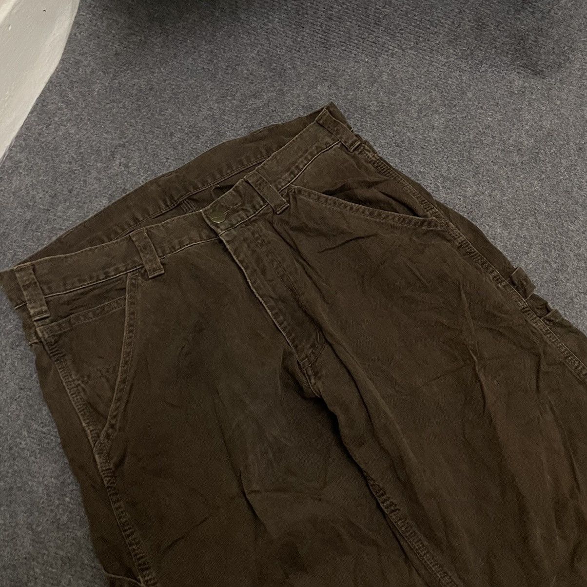 Carhartt Carhartt Olive Carpenter Pant Workwear Streetwear Style Size US 32 / EU 48 - 7 Thumbnail