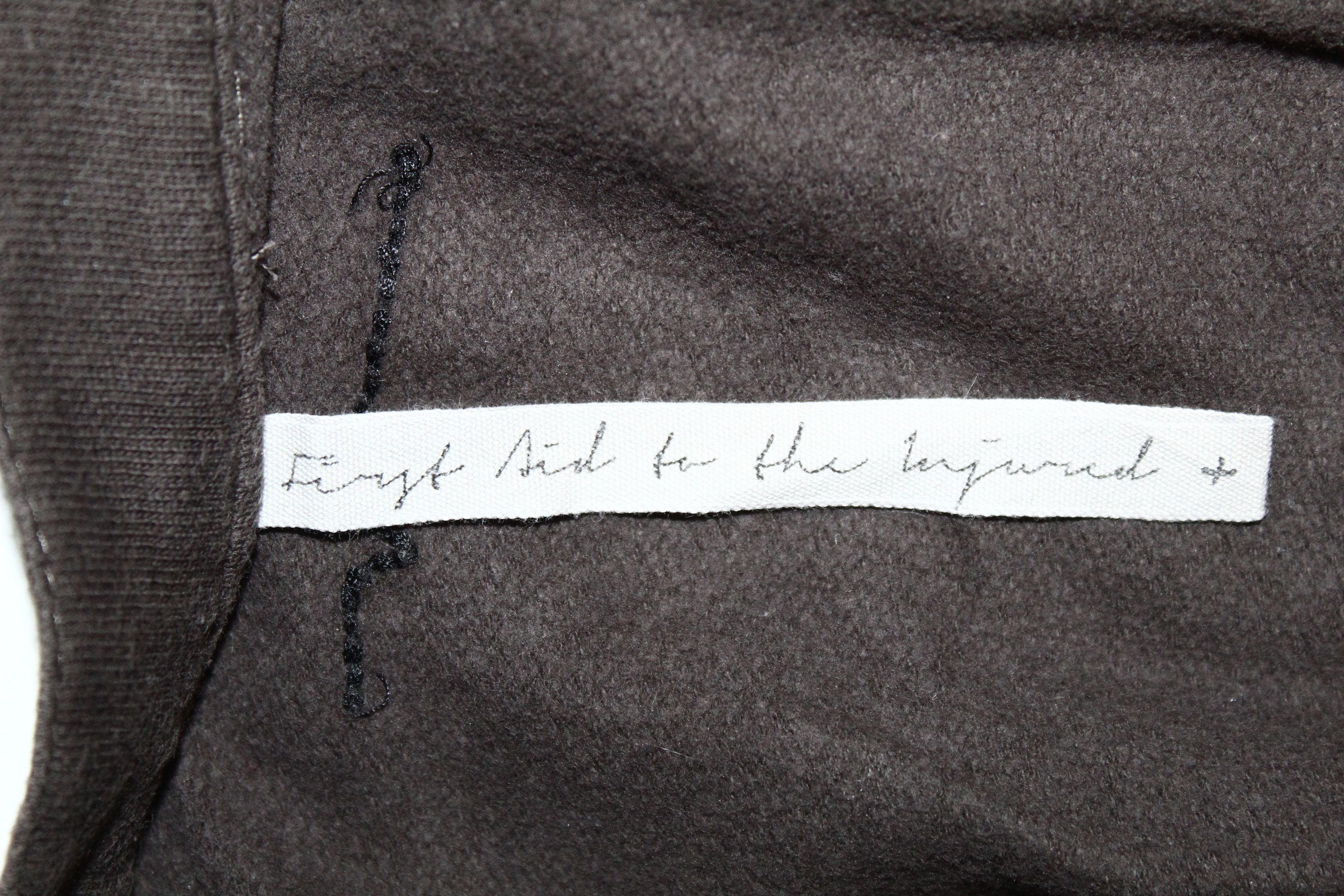 First Aid To The Injured First Aid To The Injured Drop Crotch Button-fly Raw Cut Pant Size US 34 / EU 50 - 11 Thumbnail