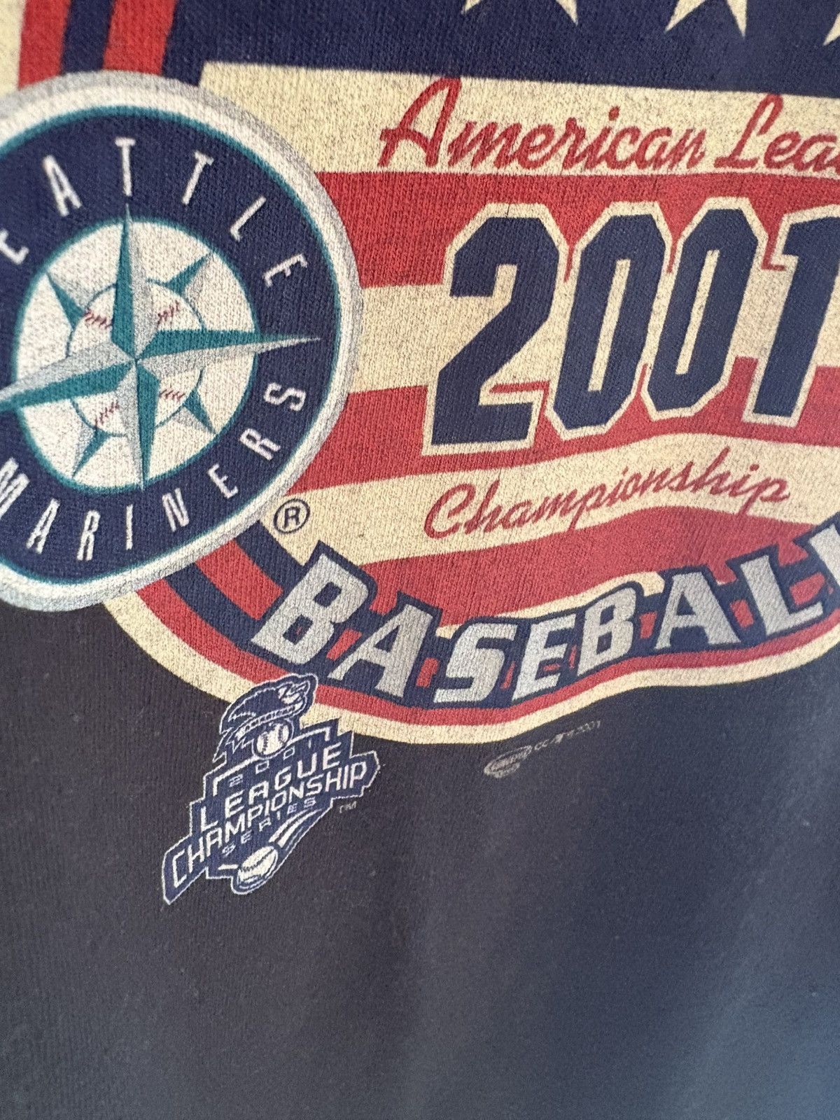New York Yankees 2001 Yankees American League champions T-Shirt Size US XXL / EU 58 / 5 - 3 Thumbnail