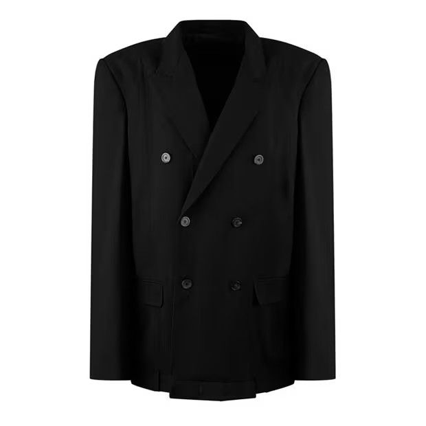 Balenciaga o1g2r1mq0924 Blazers in Black Size S / US 4 / IT 40 - 1 Thumbnail