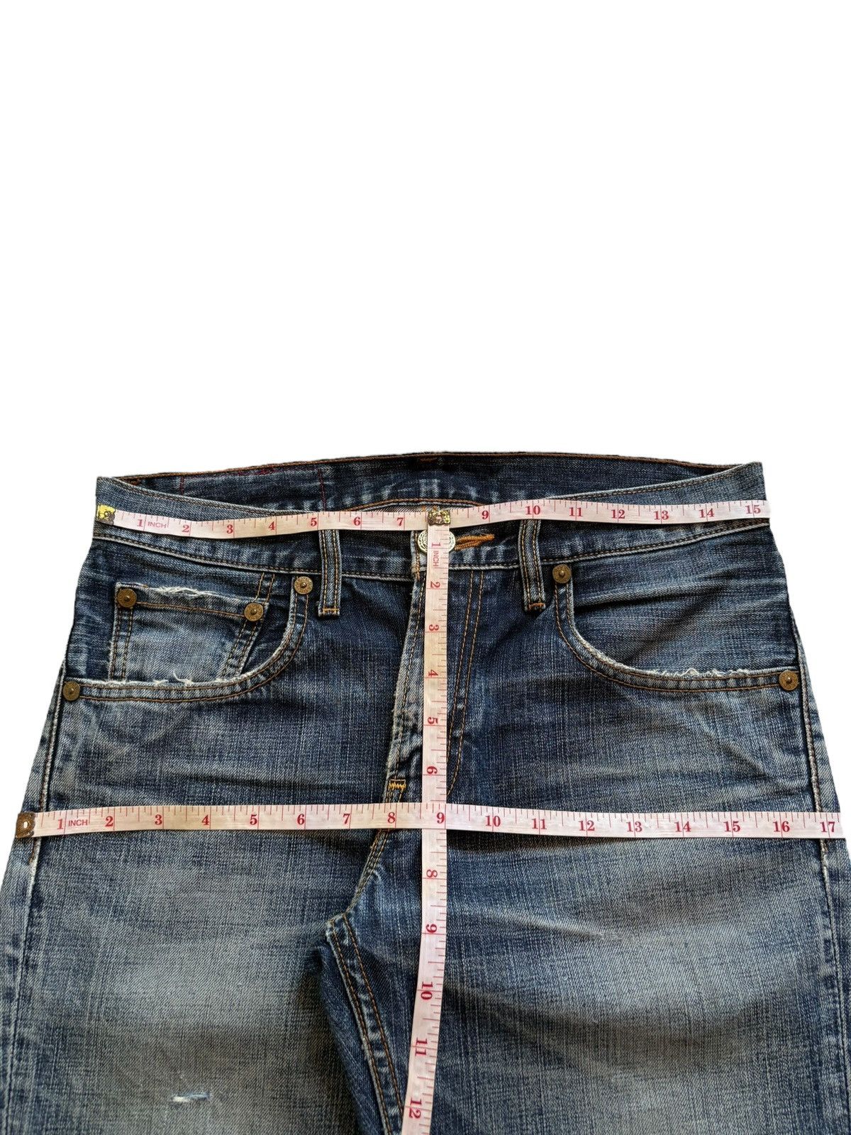 Levi's Vintage 90s Levis 502 Mud Wash Distressed Loose Jeans Size US 31 - 10 Thumbnail