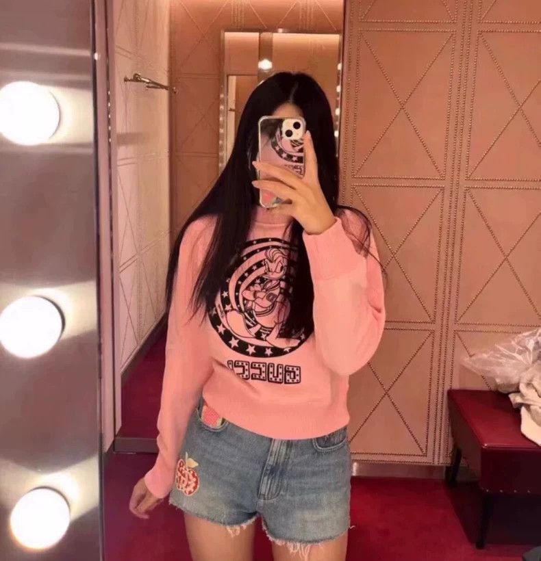 Gucci Gucci Disney cooperation pink Donald Duck round-neck cotton Size US XXS / EU 40 - 9 Thumbnail