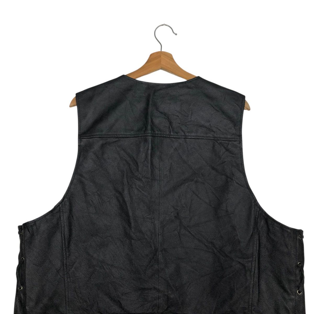 Harley Davidson 🔥BIKER VEST LEATHER JACKET TANK TOP HARLEY DAVIDSON Size US XXL / EU 58 / 5 - 11 Thumbnail