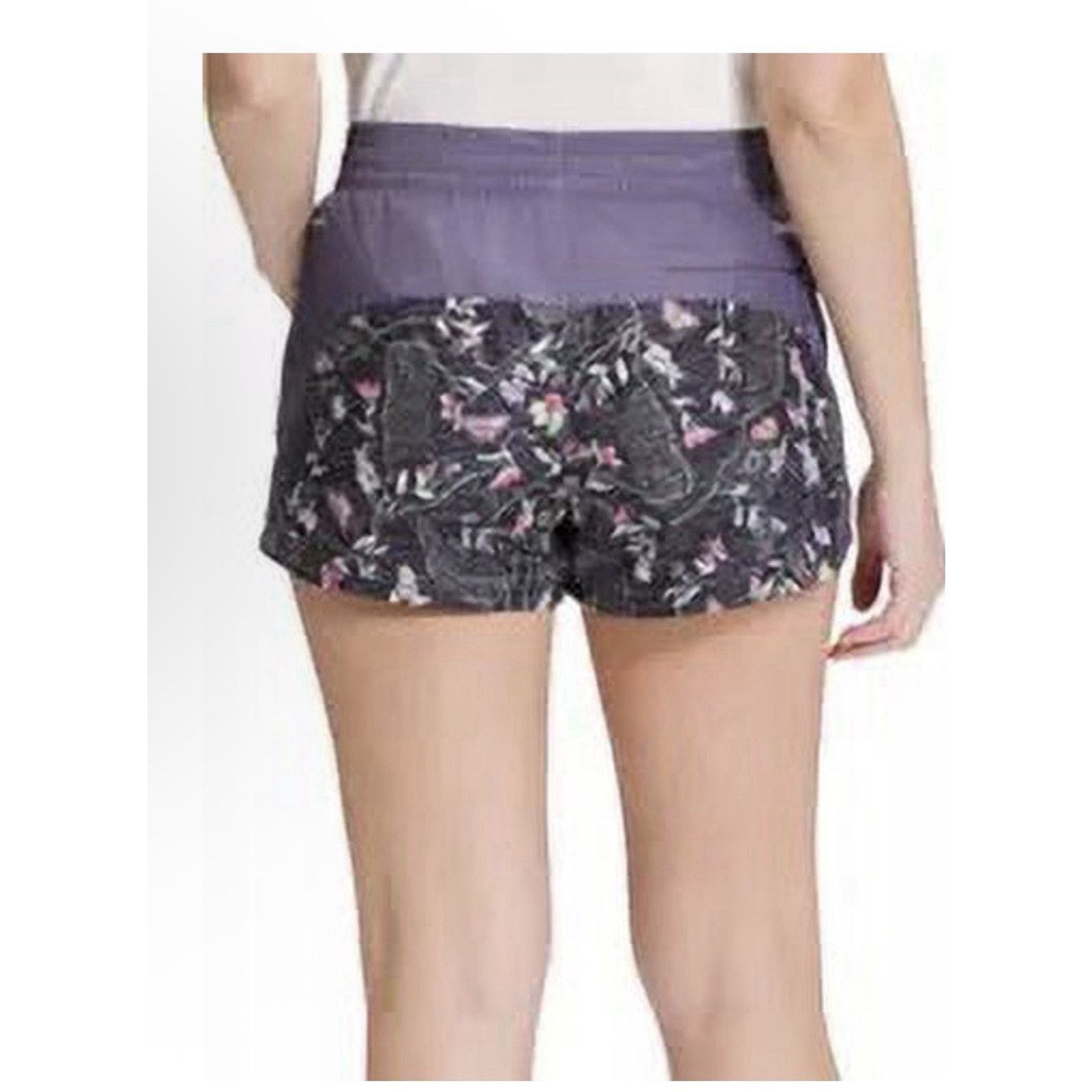 The North Face The North Face Purple Flower Lined Shorts Womens Size Medium Size 31" - 2 Thumbnail