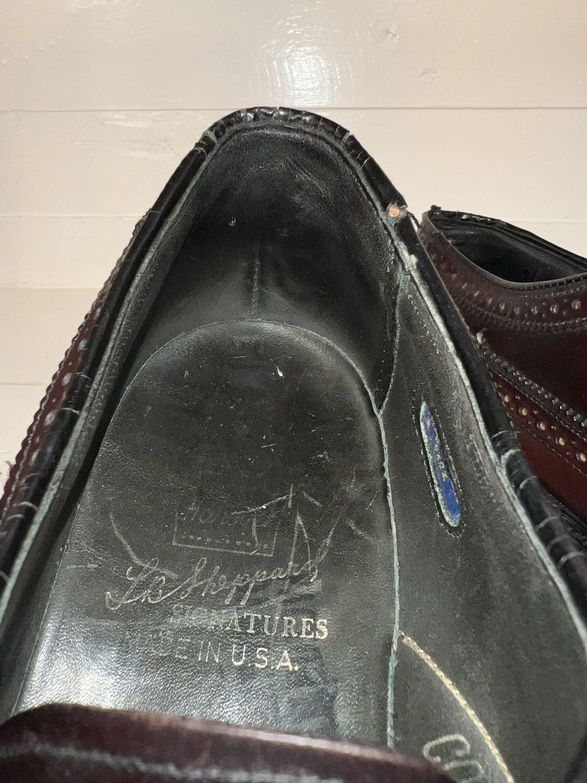 Hanover Hanover LB Sheppard Brown Longwing Shell Codovan Dress Shoes Size US 9.5 / EU 42-43 - 12 Thumbnail