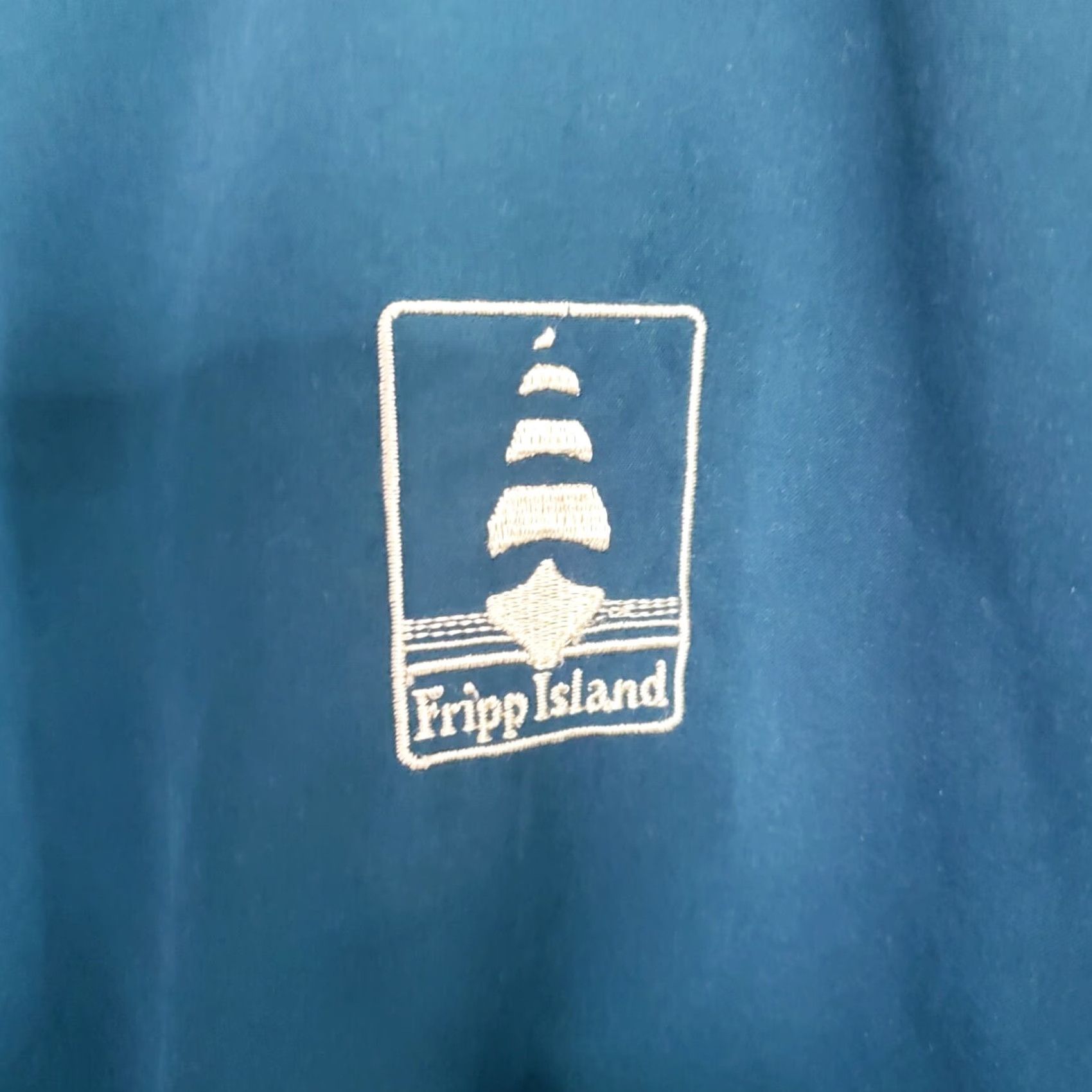Vintage VINTAGE Divots Fripp Island Pullover Windbreaker Jacket Men L Green Zip V-neck Golf Windbreaker Mens Size US L / EU 52-54 / 3 - 5 Thumbnail