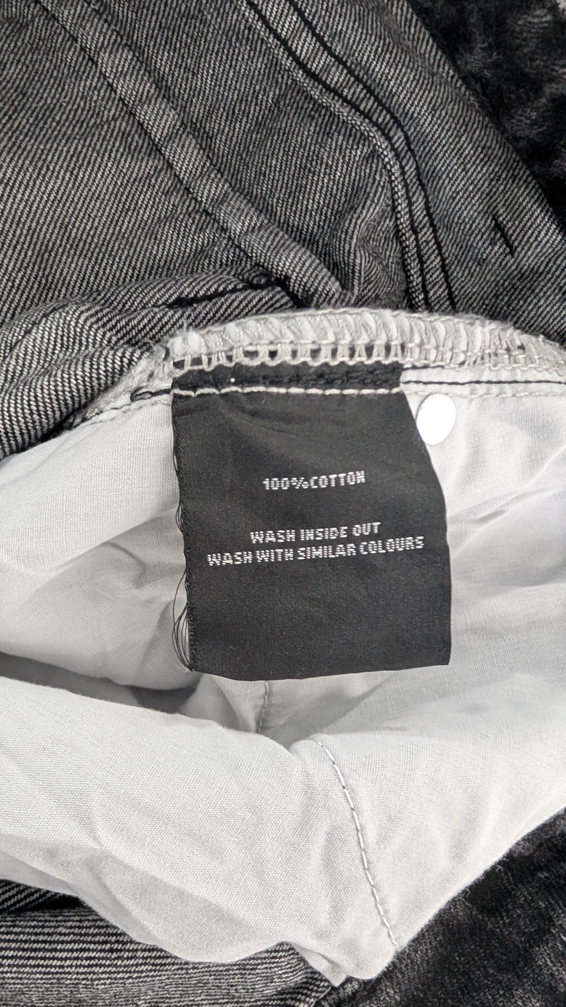 Godspeed Godspeed Octagon Denim Cargo Shorts Grey Wash 38 Size US 38 / EU 54 - 10 Thumbnail