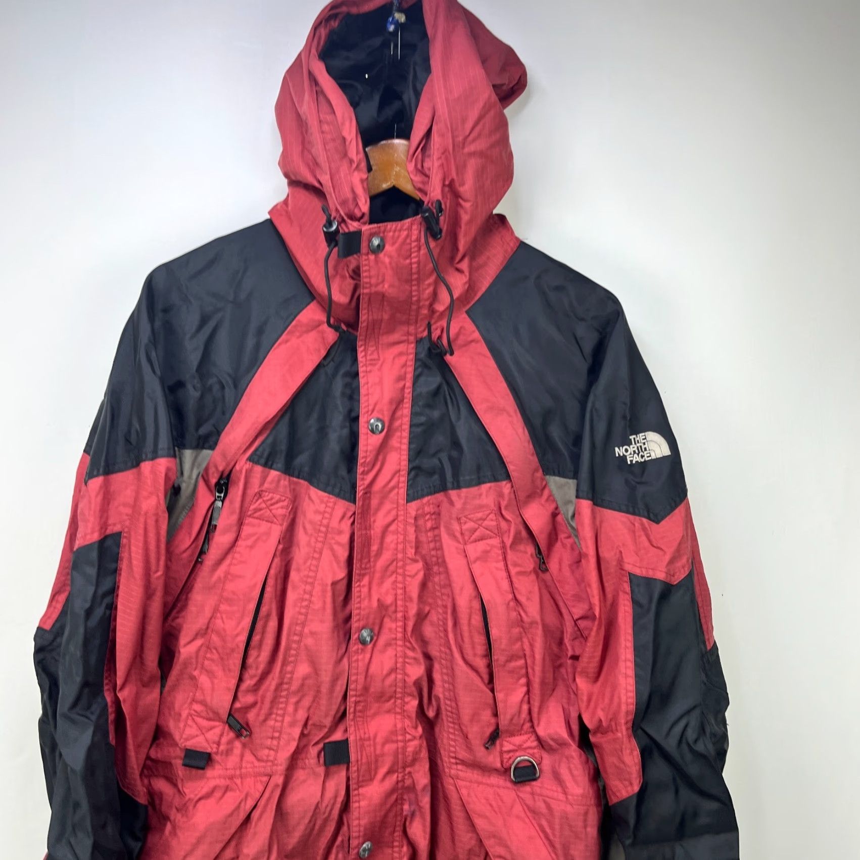 The North Face VINTAGE The North Face Jacket 90s Tech Shell Windbreaker L Red Mens Size US L / EU 52-54 / 3 - 6 Thumbnail