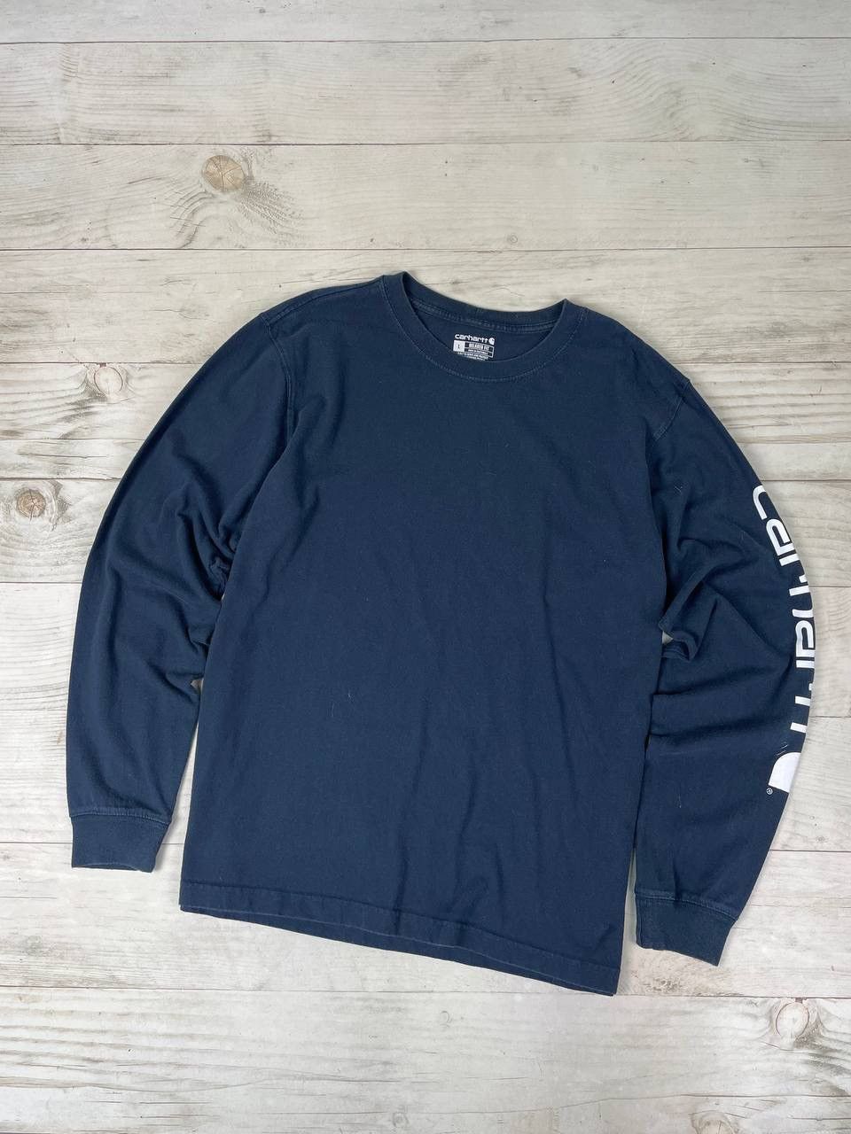 Carhartt Vintage Carhartt Big Logo Long Sleeve T Shirt Size US L / EU 52-54 / 3 - 1 Thumbnail