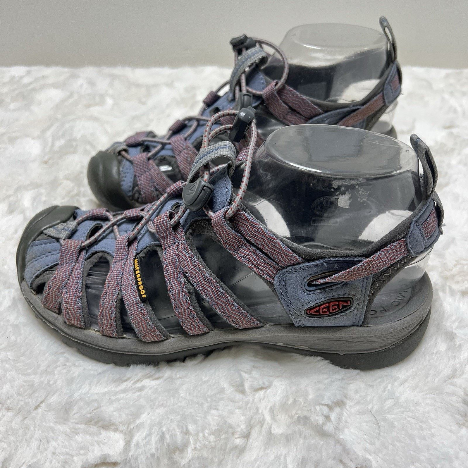 KEEN Keen WomensWhisper Black Neutral Gray Hiking Shoes 6.5 Women Size US 6.5 / IT 36.5 - 5 Thumbnail