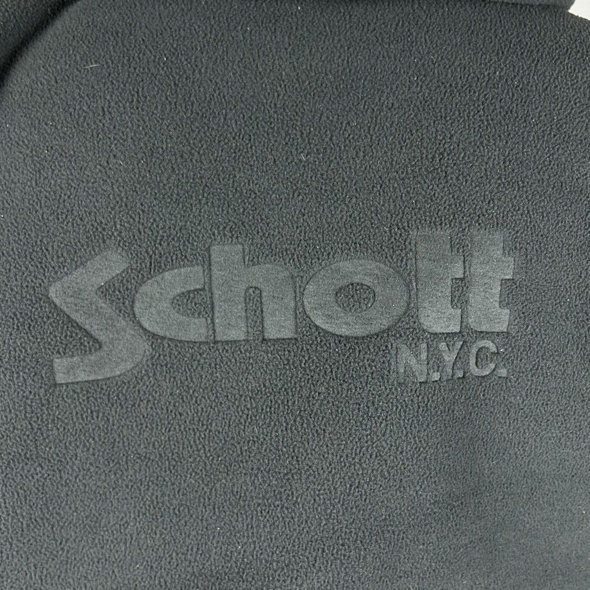 Schott × Vintage Schott polar zip jacket grey big logo spellout with hood Size US S / EU 44-46 / 1 - 7 Thumbnail