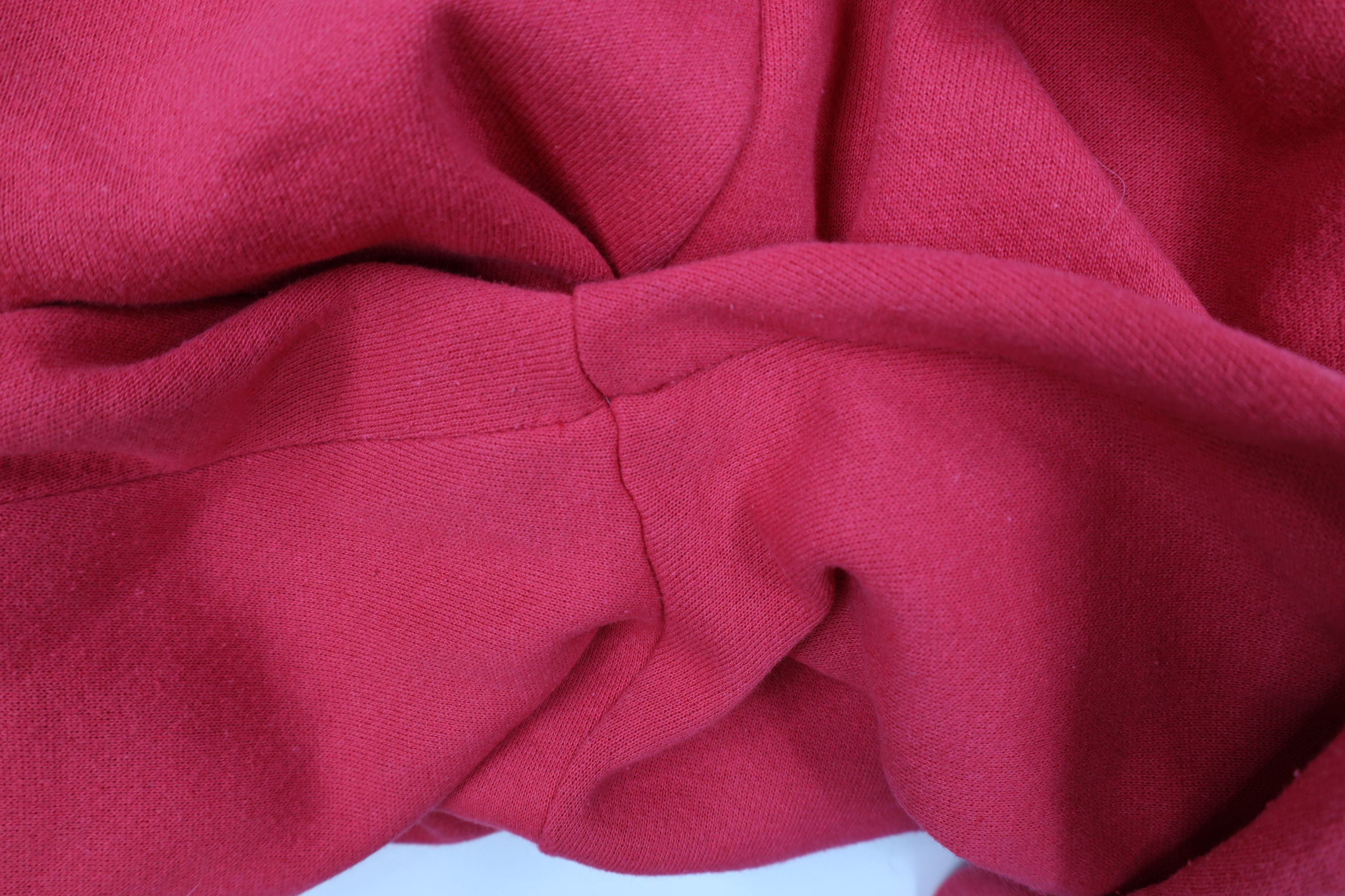 Vintage Vintage 90s Streetwear Heavyweight Sweatpants Joggers Pink Size 32" / US 10 / IT 46 - 10 Thumbnail