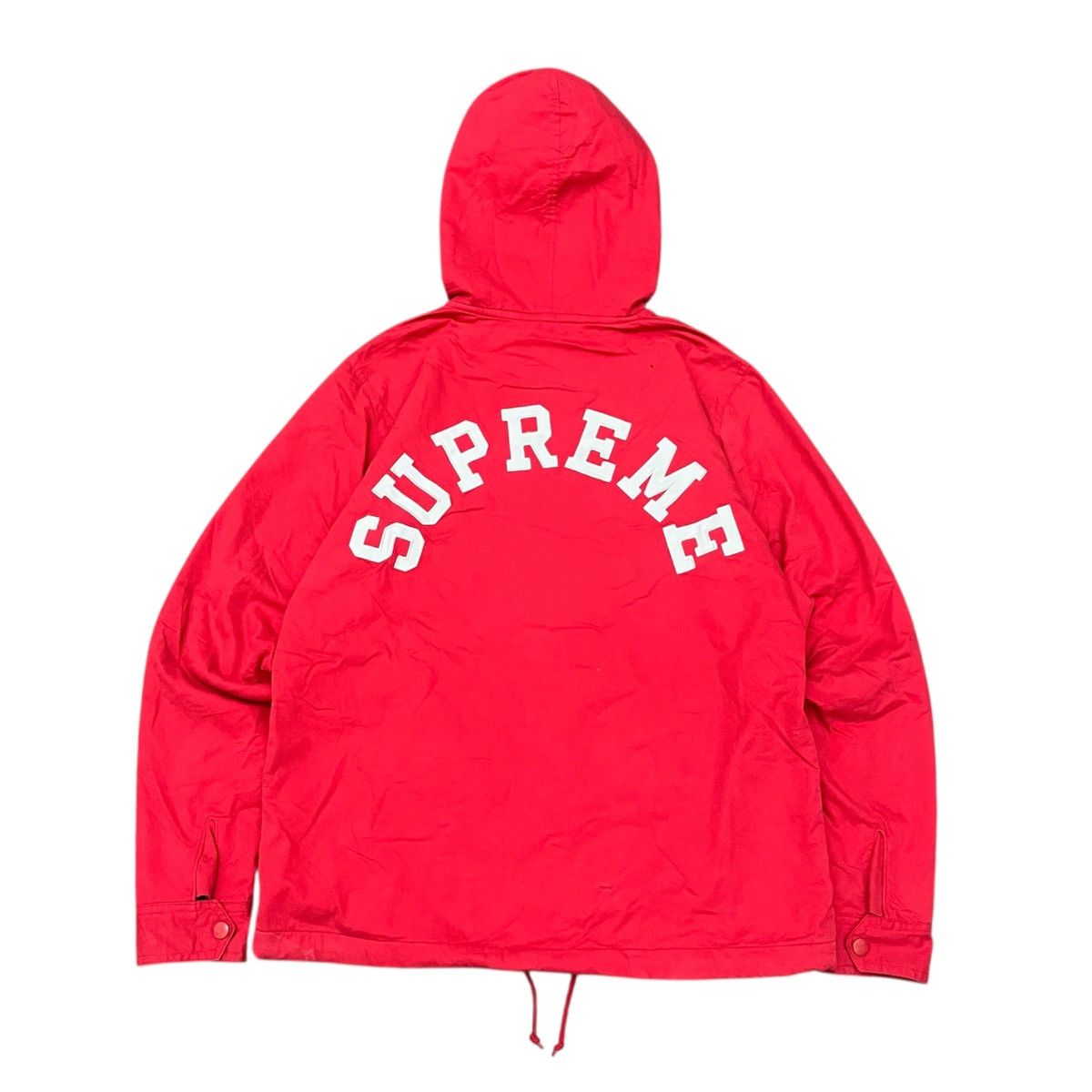 Champion × Supreme SS16 Supreme x Champion Windbreaker Hooded Red Size US S / EU 44-46 / 1 - 8 Thumbnail