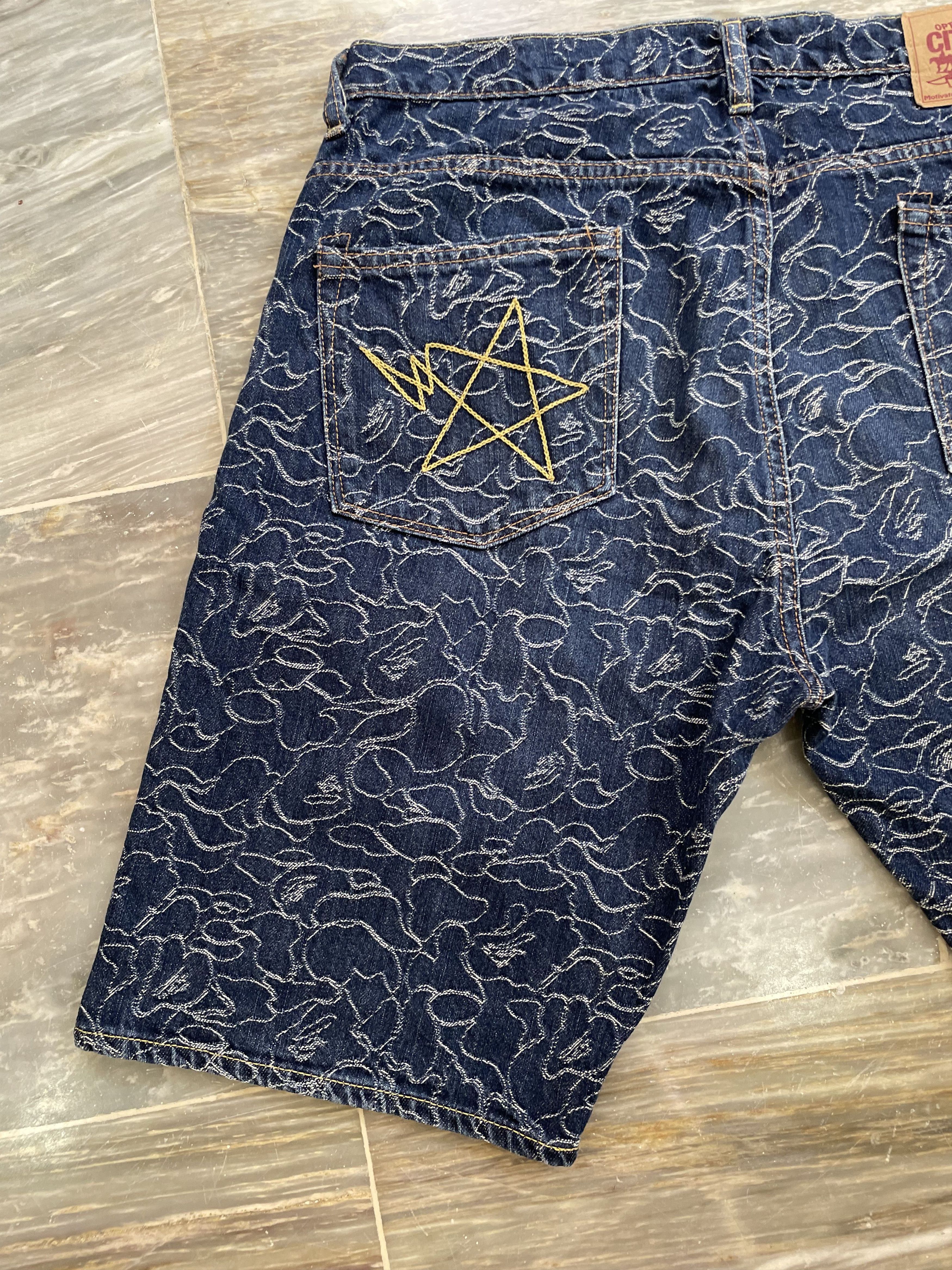 Bape Bape Pencil Camo Jorts Size US 33 - 3 Thumbnail