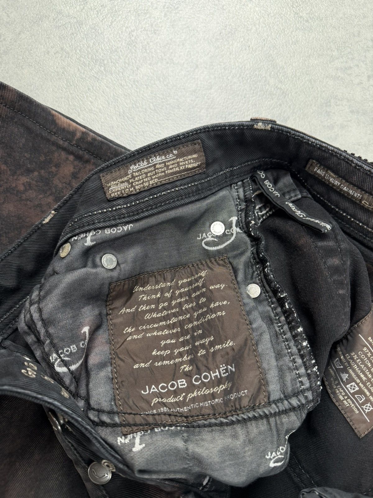 Jacob Cohen Jacob Cohen J688 Comfort Handmade Bleached Jeans Size 33 Size US 33 - 13 Thumbnail