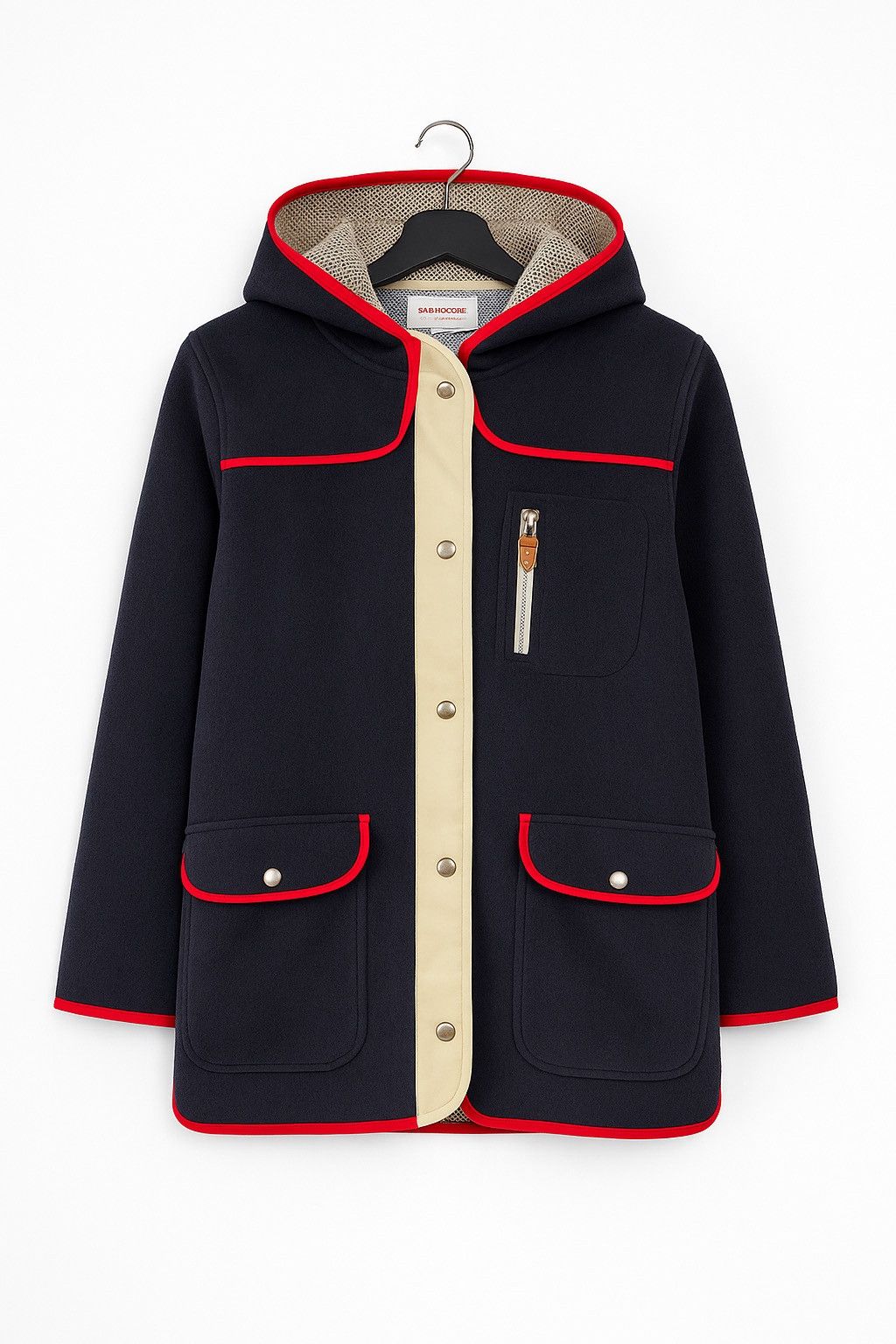 Chevignon Vintage 90s Chevignon Girls Fleece Jacket – Navy & Red Trim Size XS / US 0-2 / IT 36-38 - 1 Thumbnail
