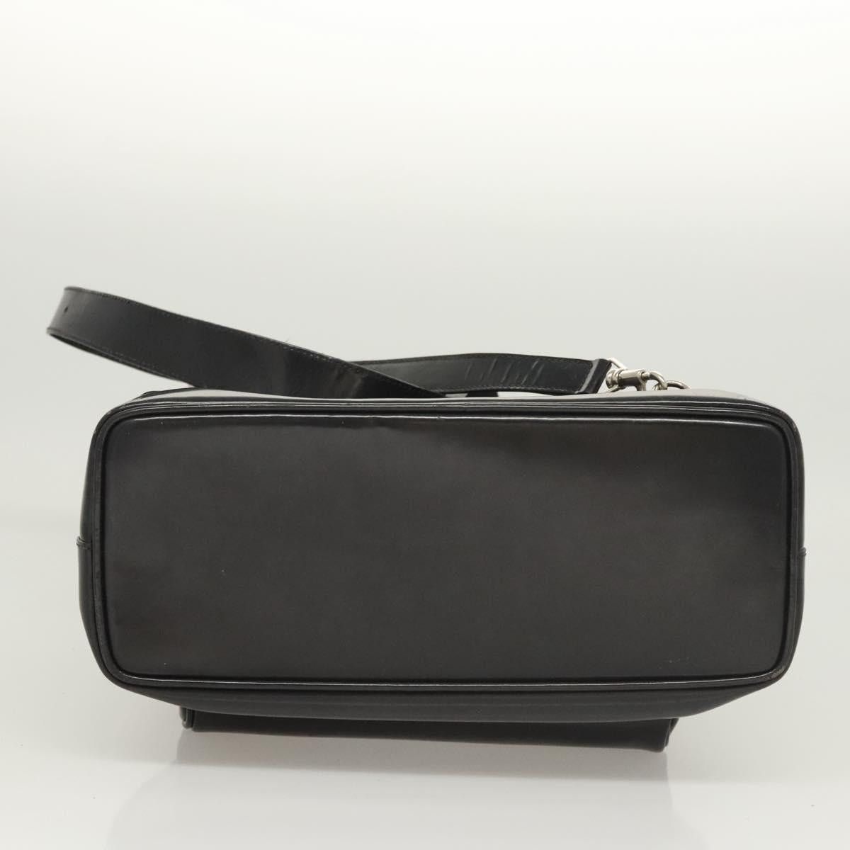 Gucci GUCCI Bamboo Shoulder Bag Enamel Black Silver 003 3444 003 Size ONE SIZE - 9 Thumbnail
