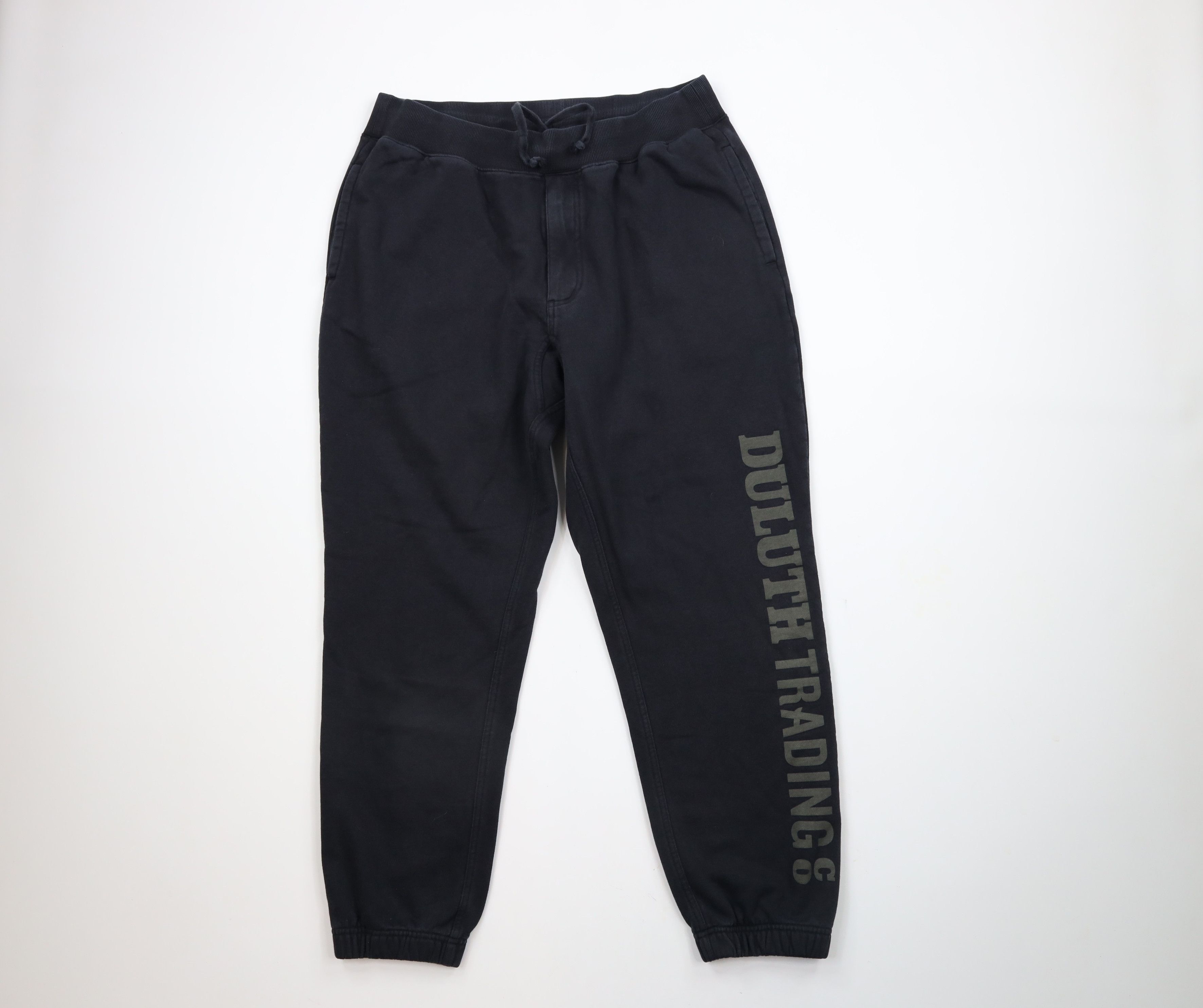 Duluth Trading Company × Vintage Duluth Trading Co Spell Out Heavyweight Sweatpants Joggers Size US 36 / EU 52 - 1 Thumbnail