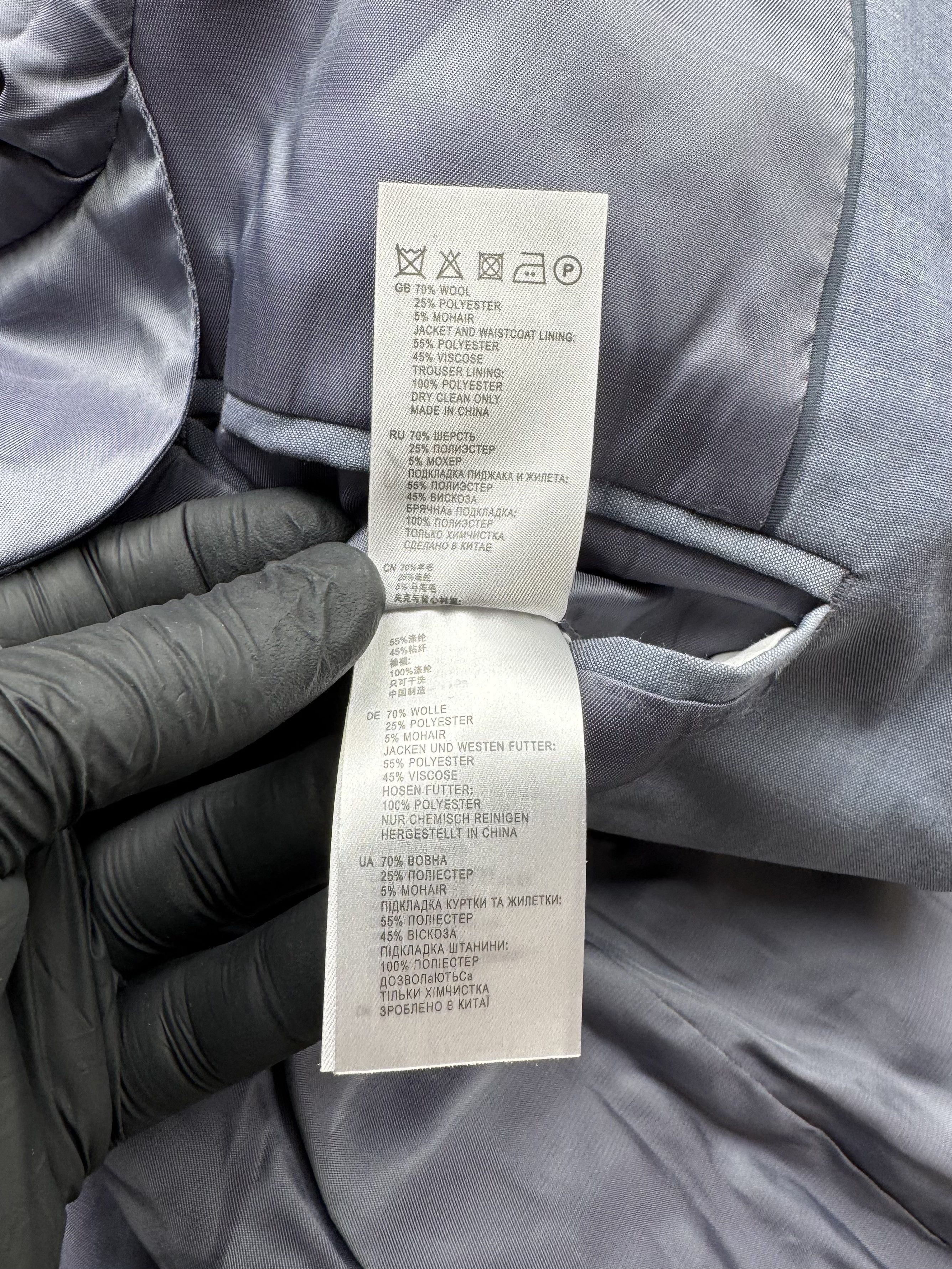 Reiss Reiss Wool Suit + Vest (B249) Size 38R - 5 Thumbnail
