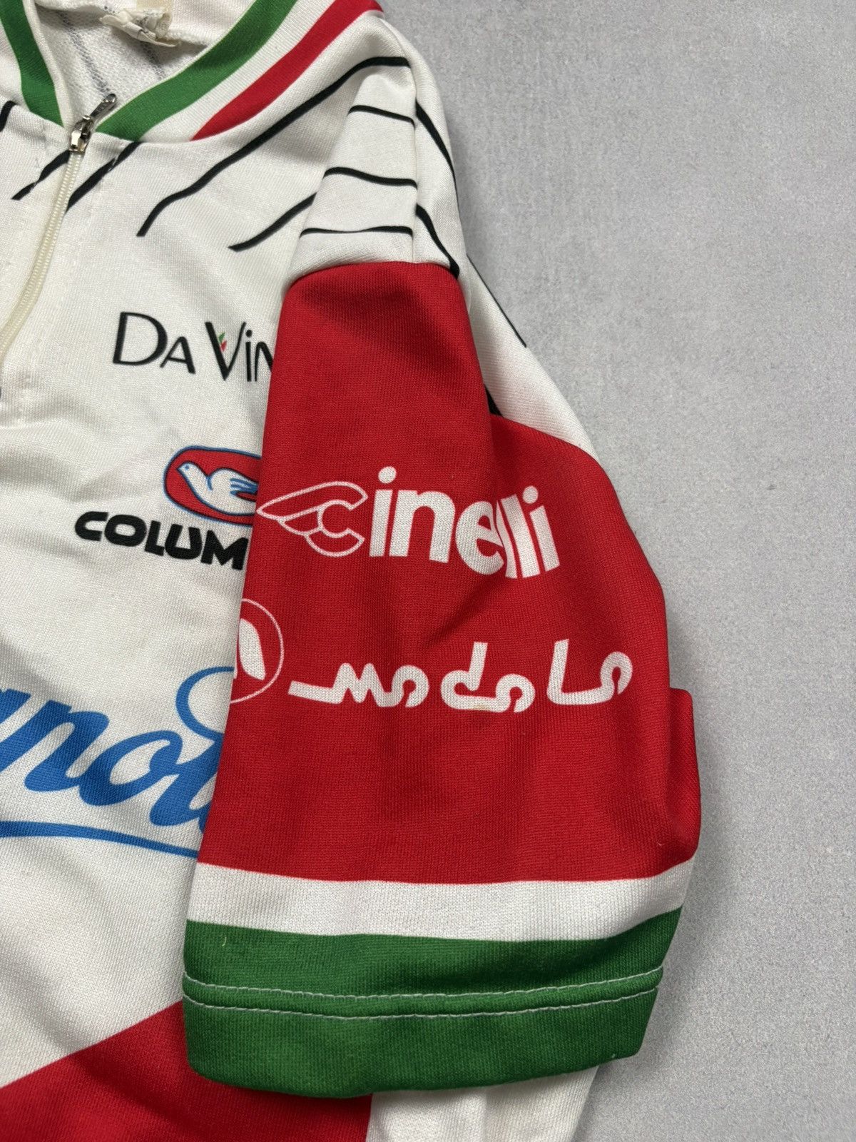 Vintage Vintage 80s Campagnolo Team Vittoria Cycling Jersey Columbus Size US M / EU 48-50 / 2 - 7 Thumbnail