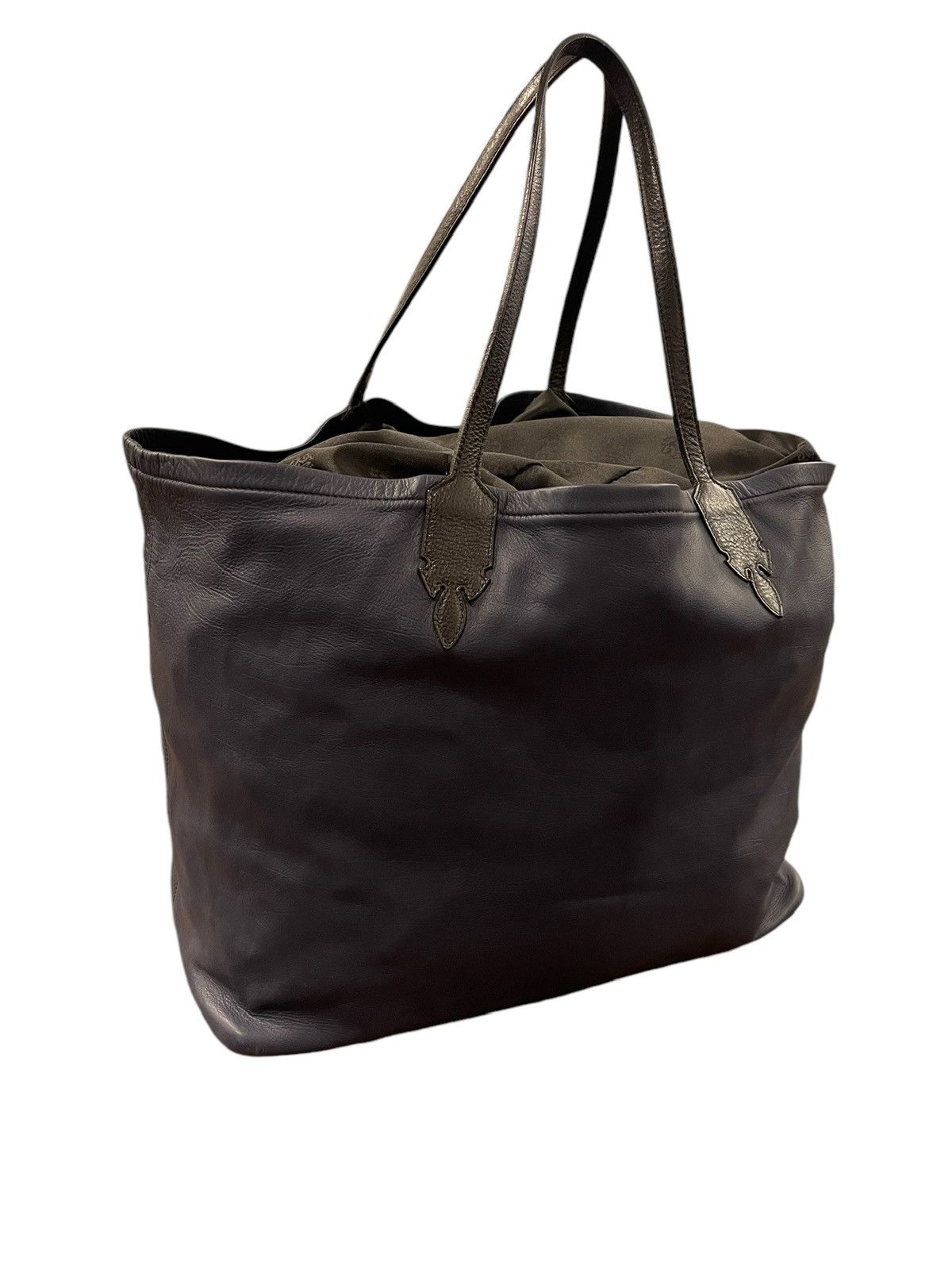 Chrome Hearts Deep Blue Leather Lucille Tote Carrying Bag Size ONE SIZE - 2 Thumbnail