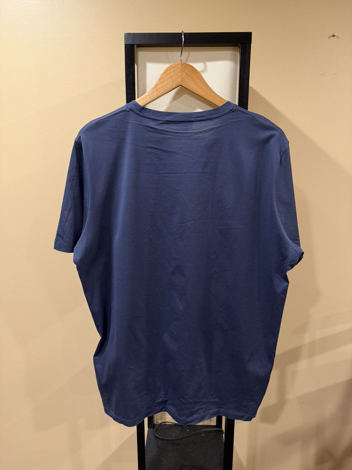 Prada Prada Navy Blue Pocket Mini Logo T-Shirt Size US XXL / EU 58 / 5 - 3 Thumbnail