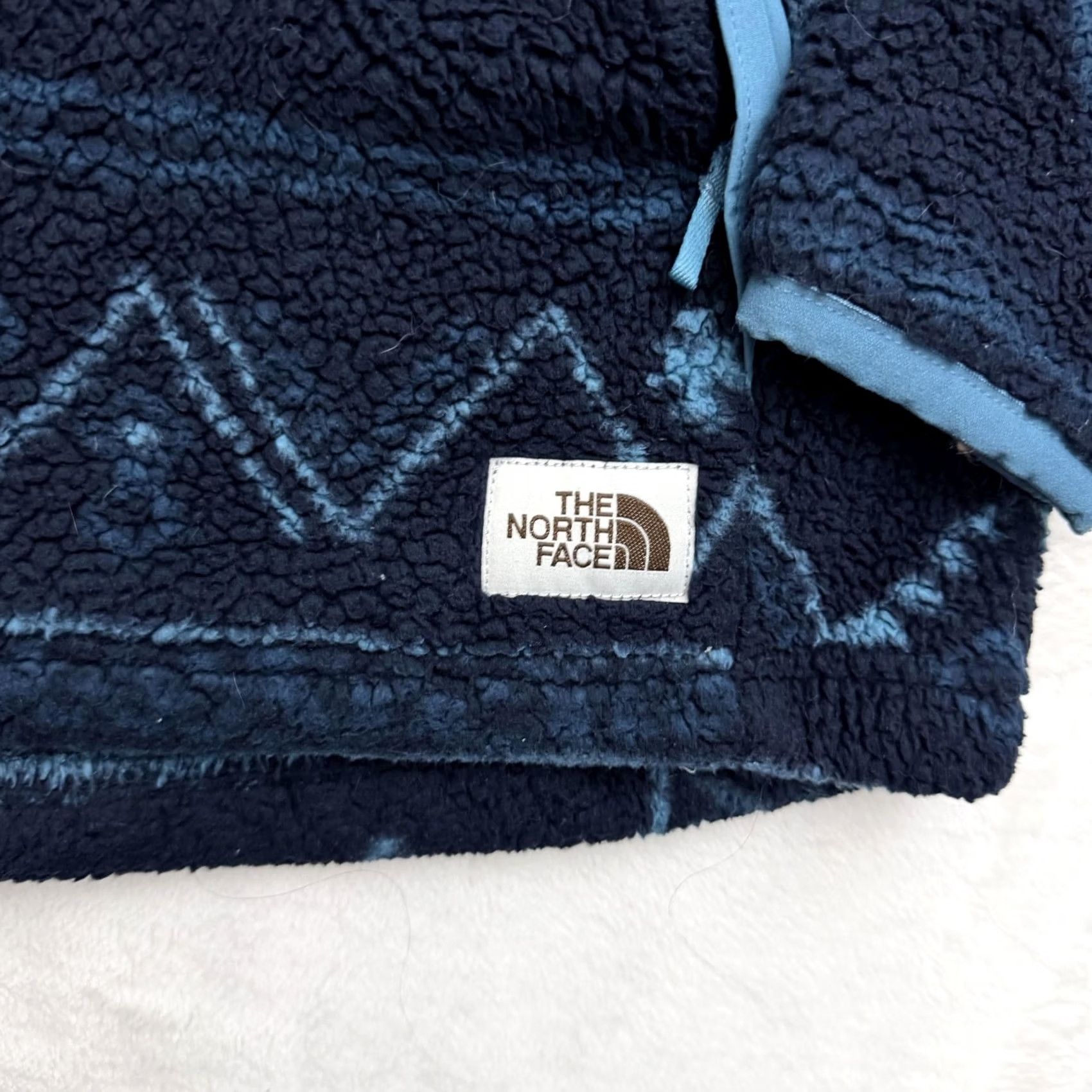 The North Face The North Face Sweater Womens XS Blue Fleece Hooded Half Zip Pullover Elbow Pads Size XS / US 0-2 / IT 36-38 - 5 Thumbnail