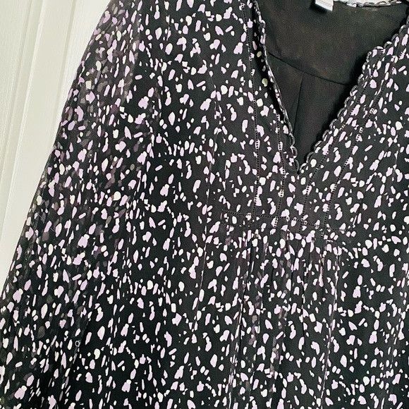 Diane von Furstenberg DVF Aria Chiffon Tunic Dress Size S / US 4 / IT 40 - 3 Thumbnail