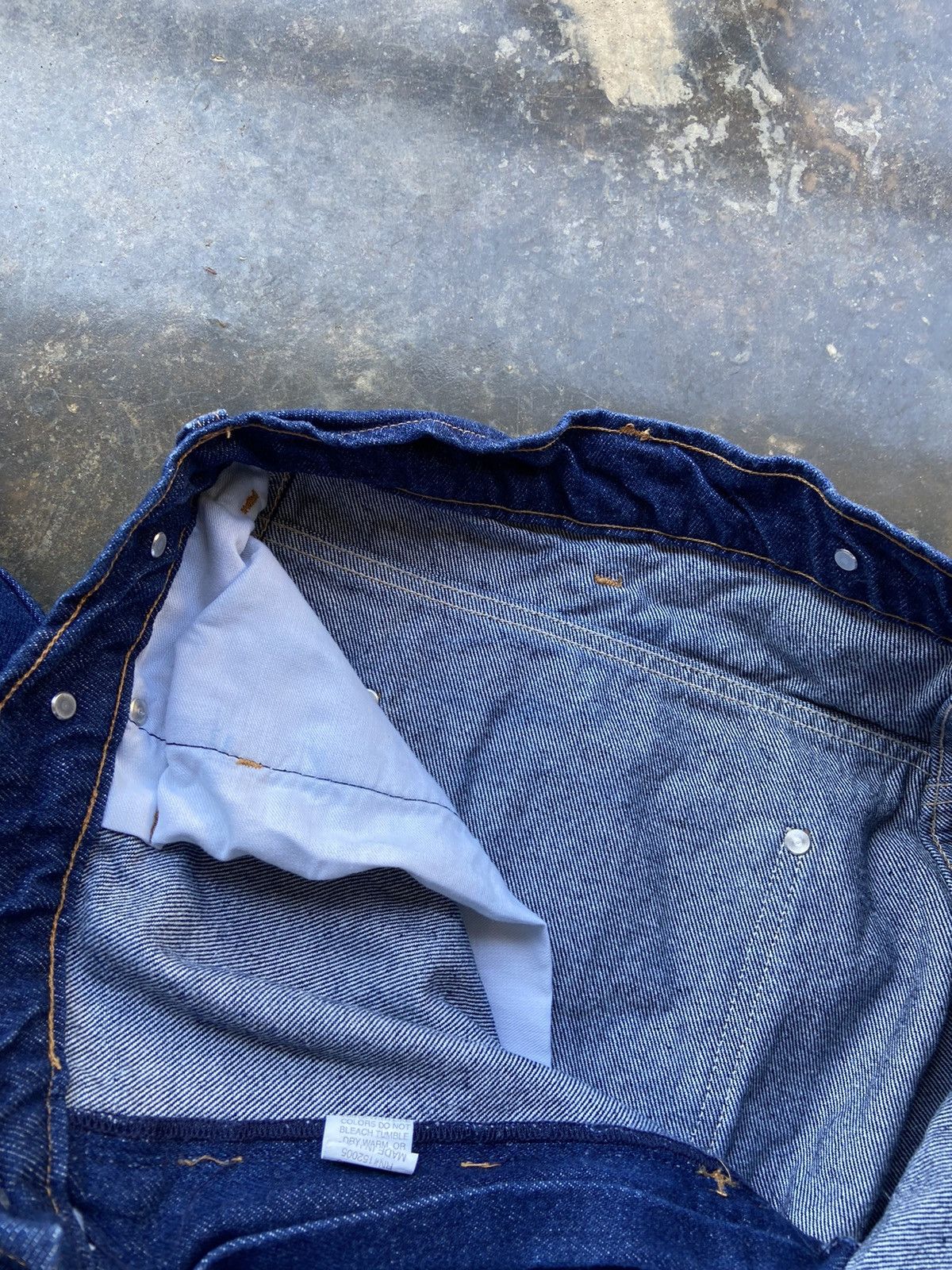 Vintage Crazy Vintage 80’s Wild Ass Baggy Blue Jeans Carhartt Style Size US 40 / EU 56 - 6 Thumbnail