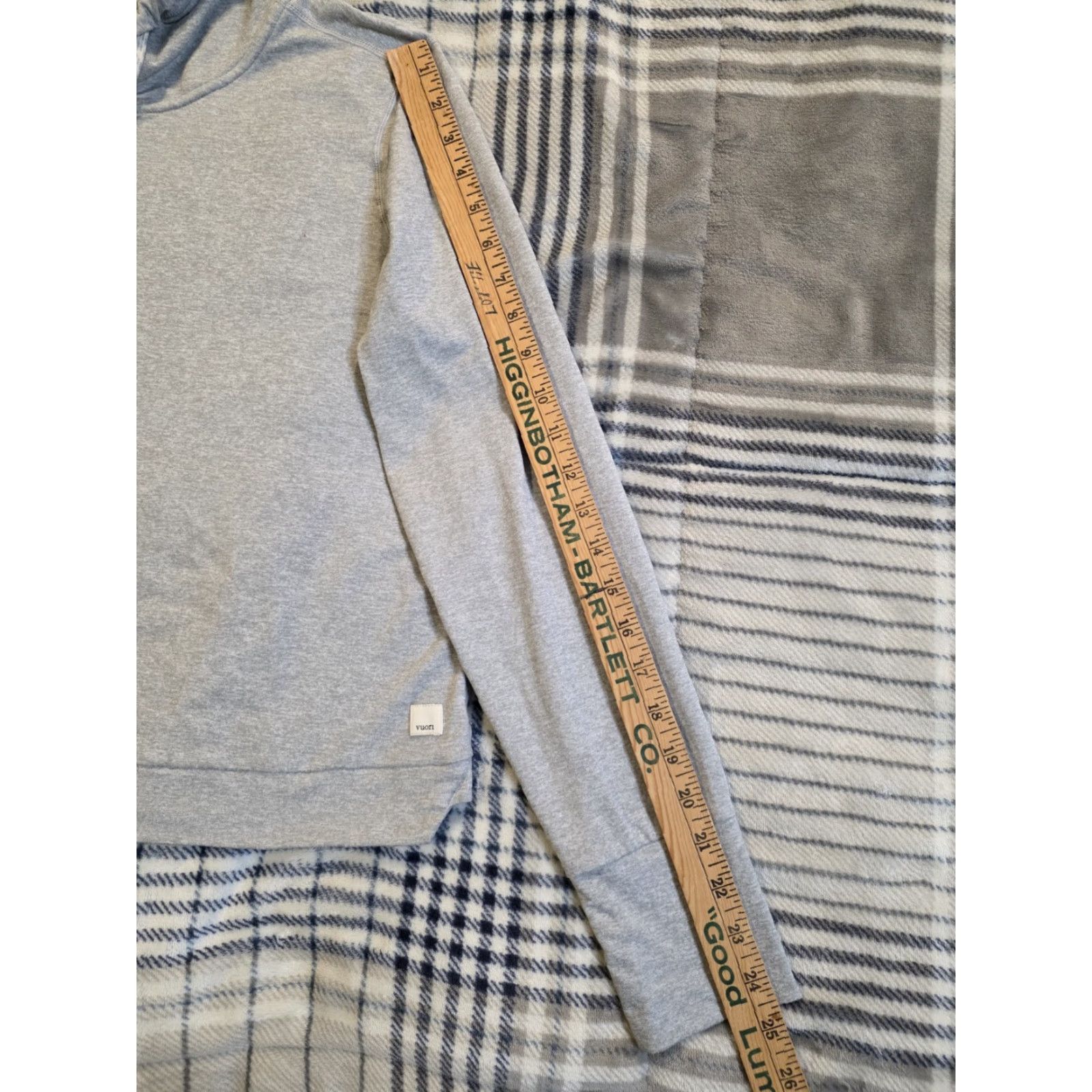 Vuori Vuori Halo Essentials Pullover Hoodie Stretch Light Gray Women's Size L Size L / US 10 / IT 46 - 8 Thumbnail