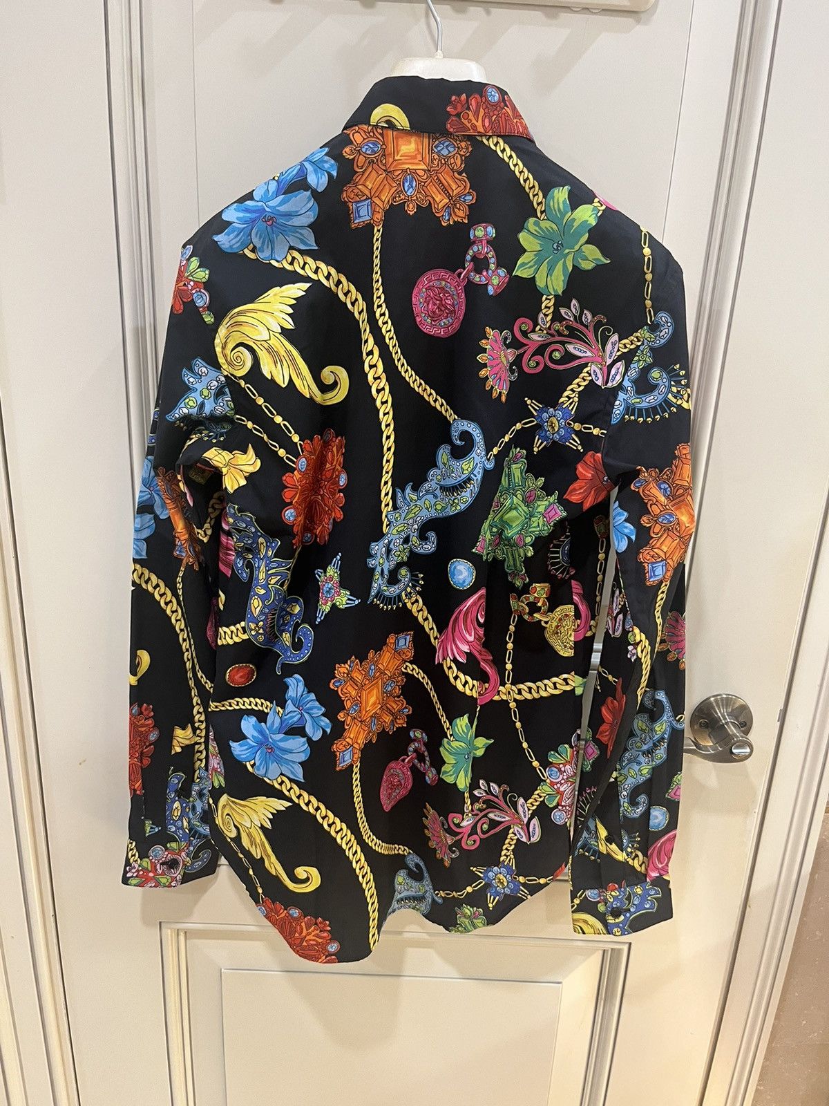 Versace floral chain print shirt collar size39 Size US M / EU 48-50 / 2 - 14 Thumbnail