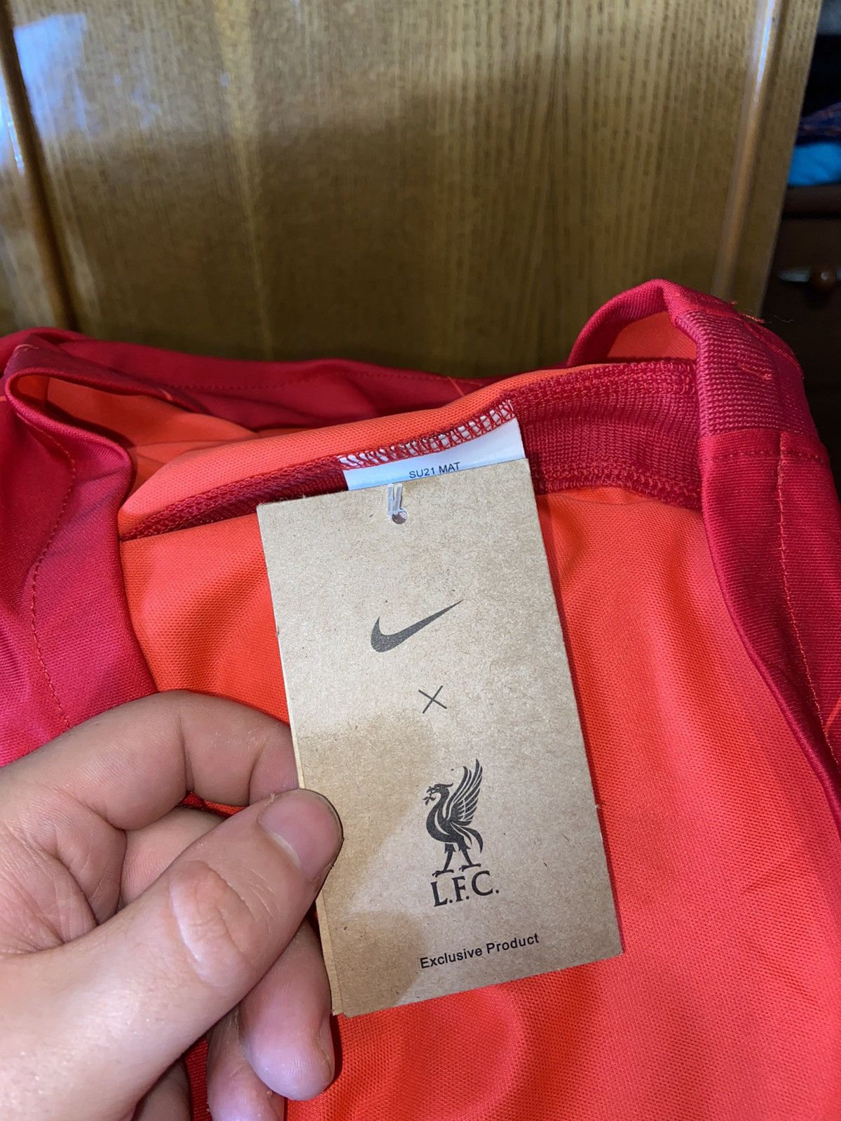 Vintage 🧨NEW🧨 LIVERPOOL FOOTBALL JERSEY BLOCK CORE ADULT SHIRT Size US XXL / EU 58 / 5 - 7 Thumbnail