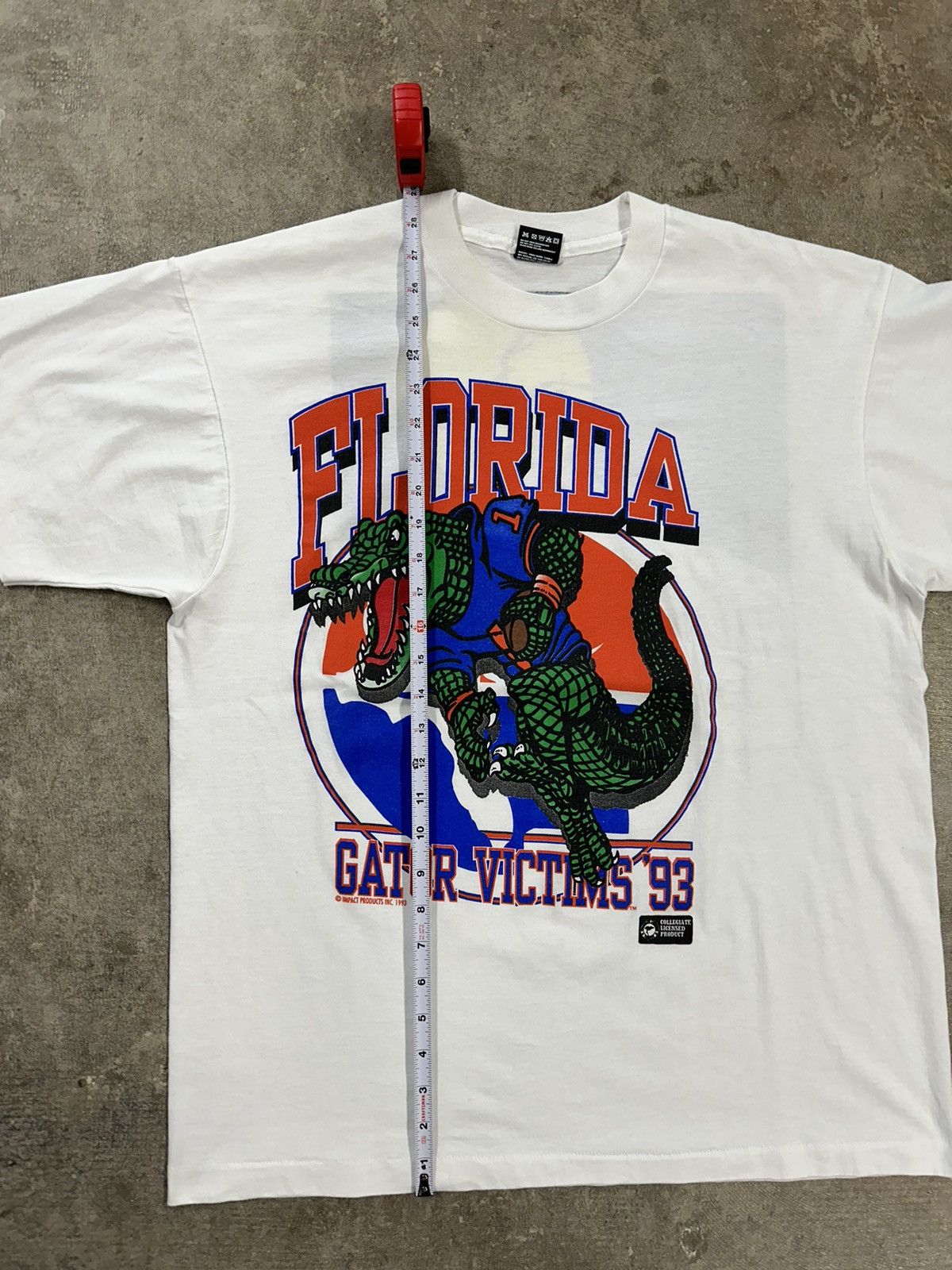 Fruit Of The Loom Vintage 90s FOTL Florida Gators Victims 93 Collegiate Shirt Size US XL / EU 56 / 4 - 13 Thumbnail