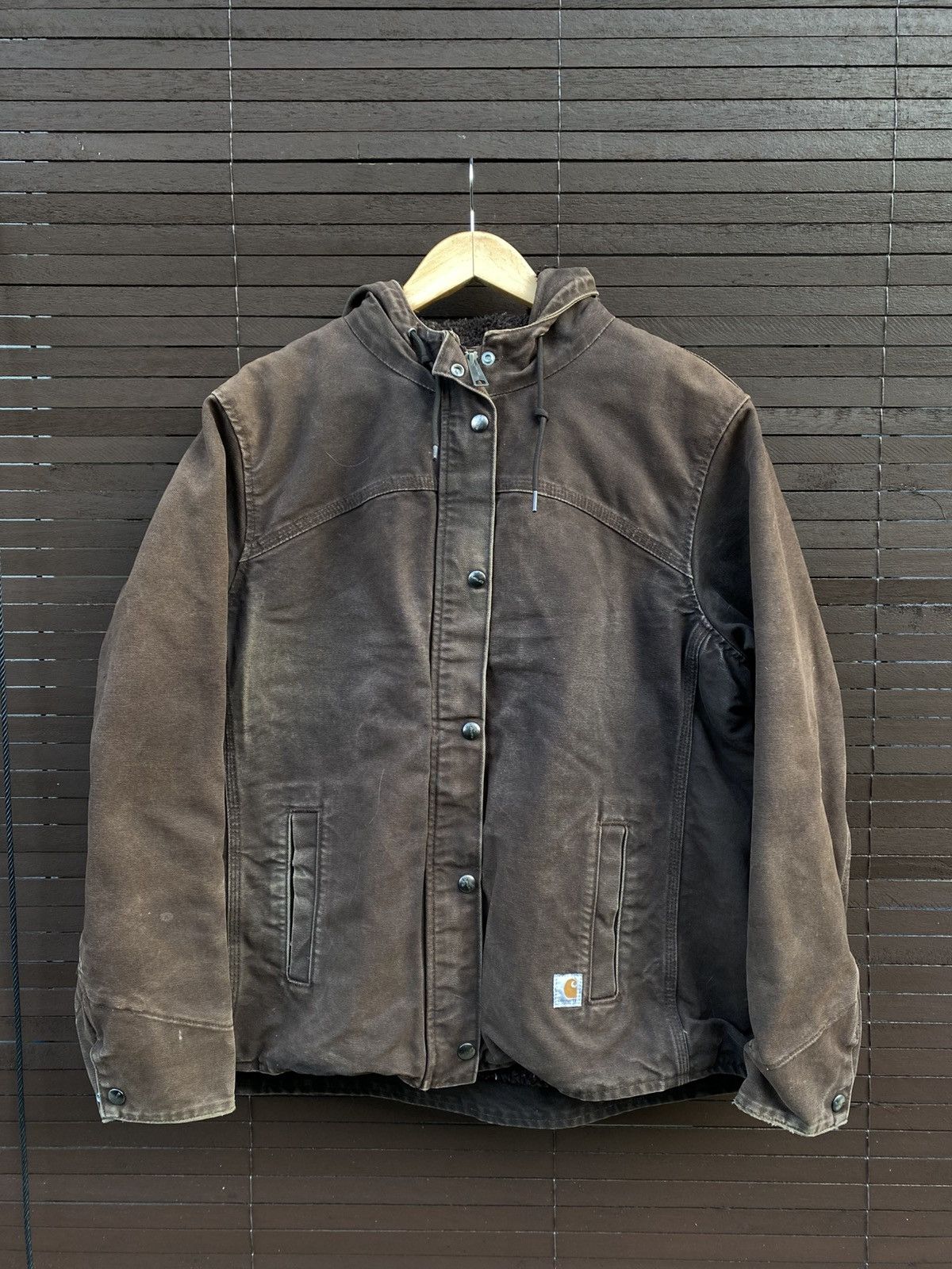 [XL] carhartt べストV33 DKB travis scott Carhartt V33-DKB Travis Scott Sherpa-Lined Full Zip Canvas