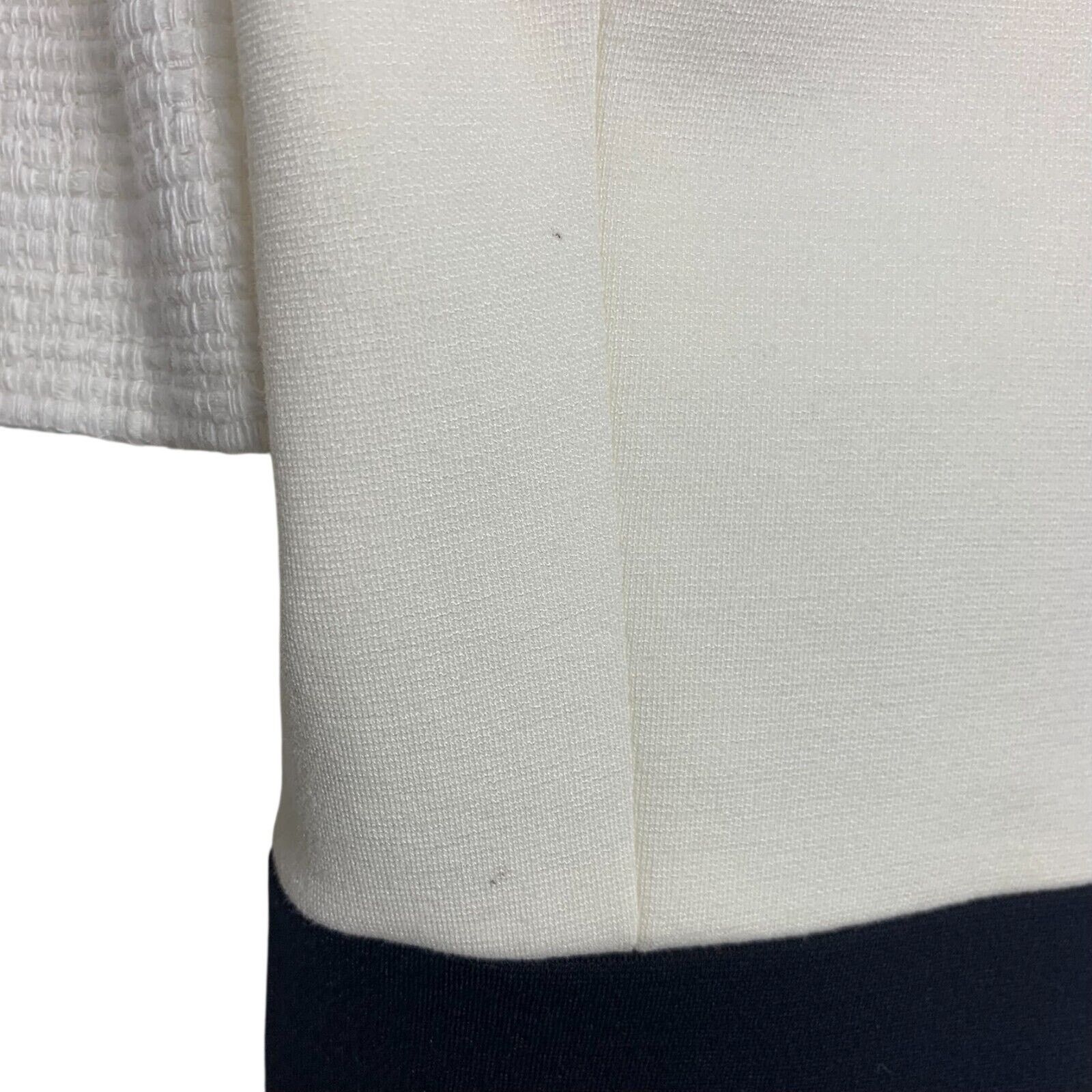 Other Classiques Entier Women’s Jacket Large White with Black Trim Size L / US 10 / IT 46 - 9 Thumbnail