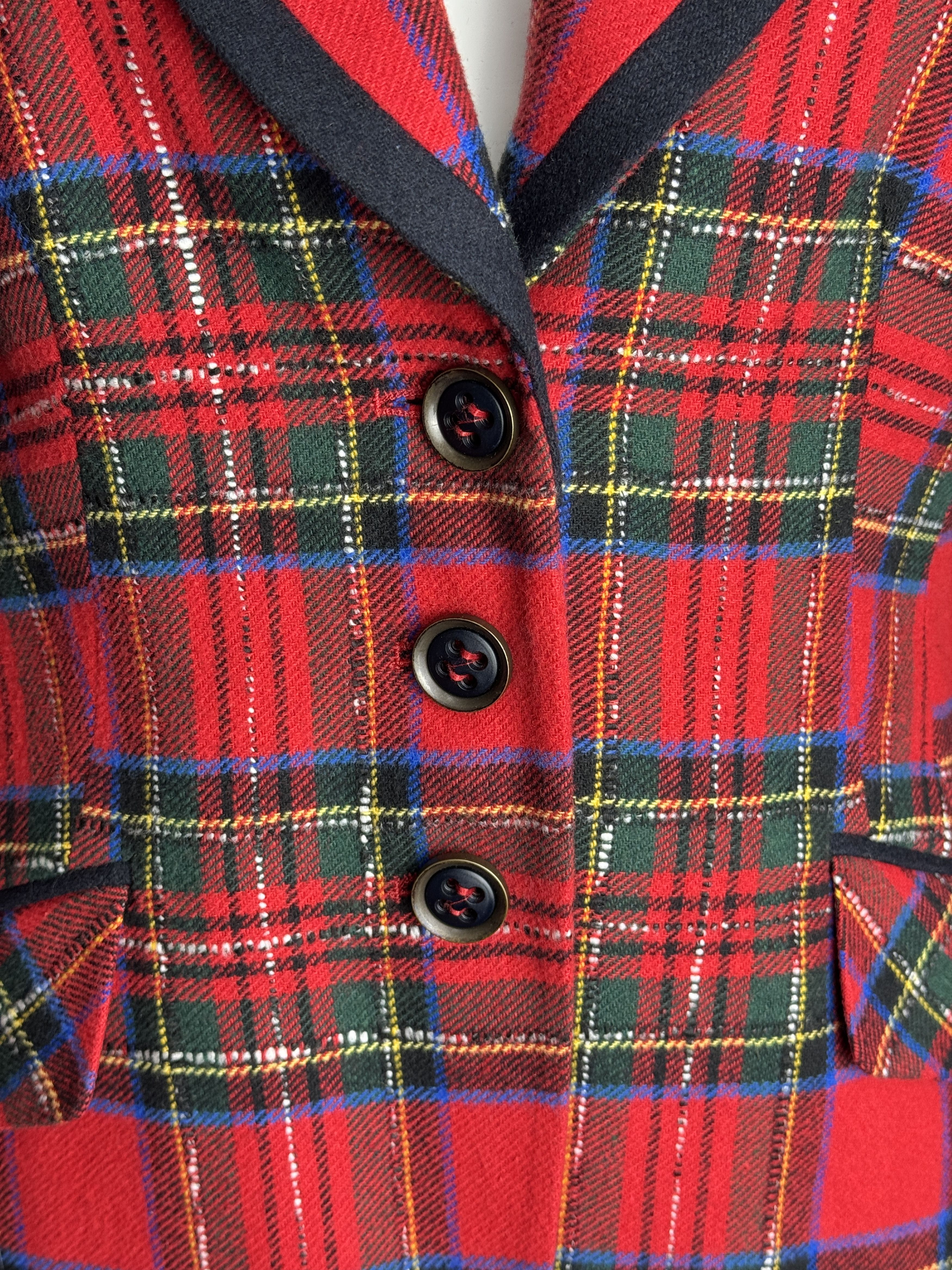 Other × Vintage GABRIELLA BENELLI vintage women’s tartan wool blend jacket Size S / US 4 / IT 40 - 5 Thumbnail