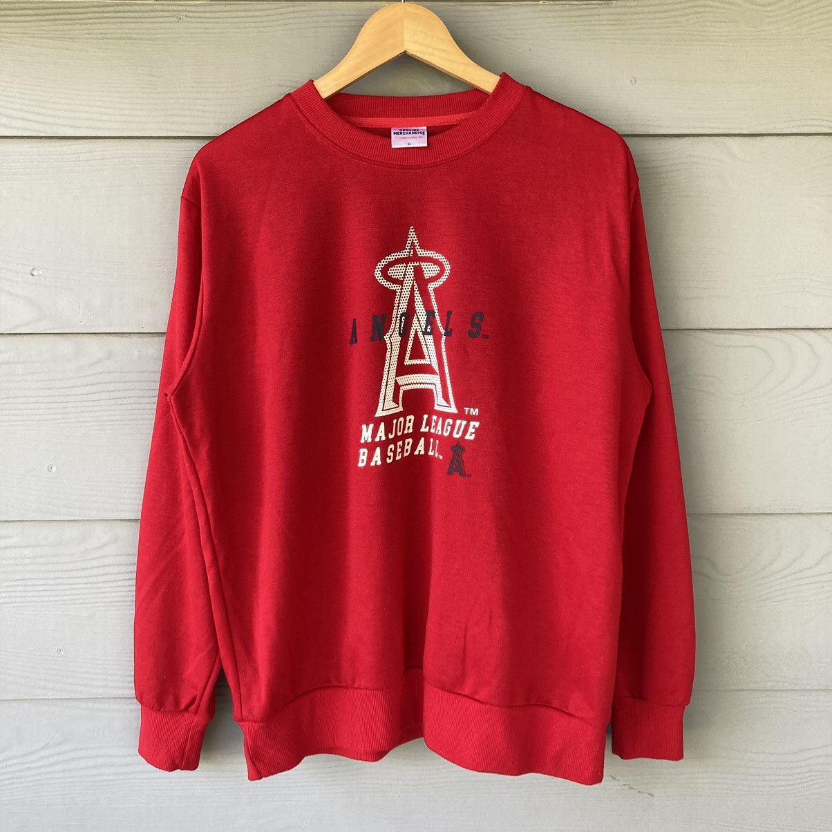 Vintage Vintage Angels Red sweatshirt Size Extra Large Size US L / EU 52-54 / 3 - 1 Thumbnail