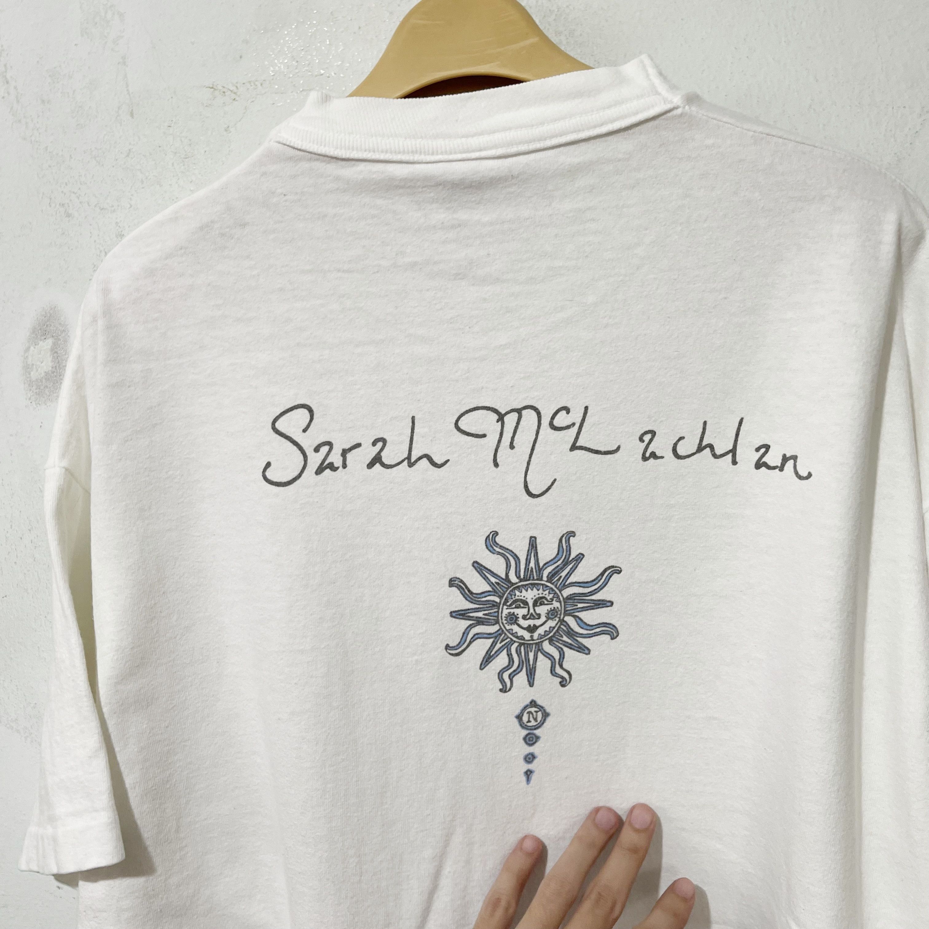 Vintage Vintage 90s Sarah McLachlan T-Shirt Size US XL / EU 56 / 4 - 4 Thumbnail