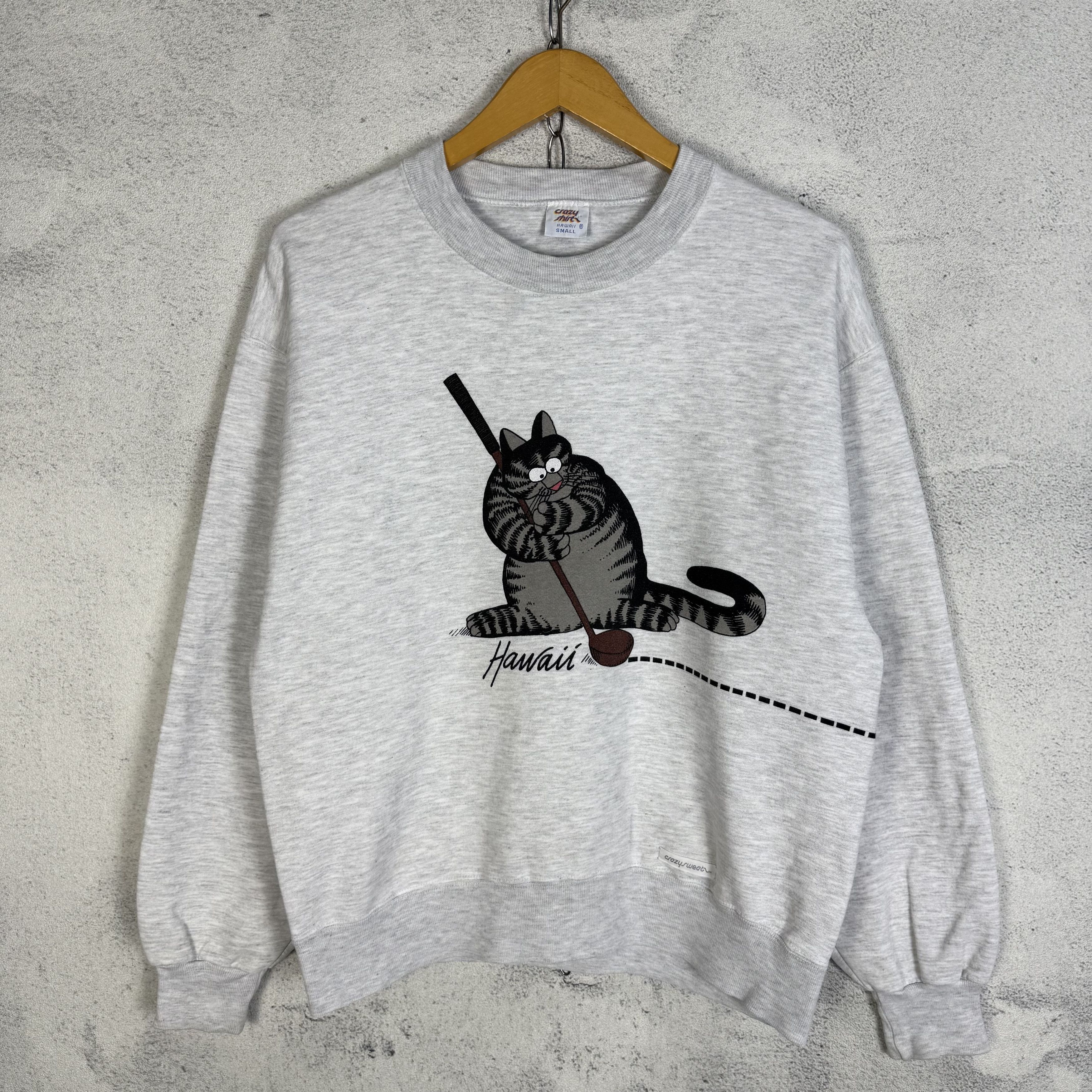 Vintage Vintage Crazy Shirts Sweatshirt Crewneck Size US S / EU 44-46 / 1 - 1 Thumbnail