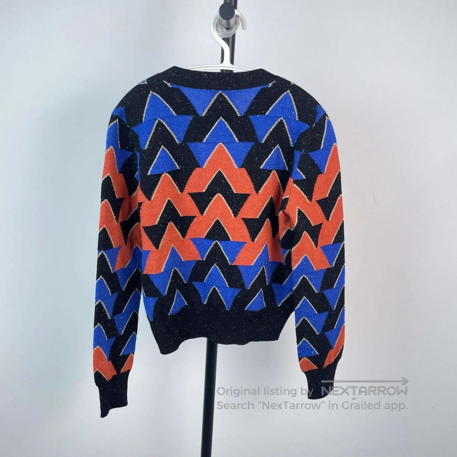Chanel Chanel Egyptian Series Cardigan Sweater Blue Orange Gold T Size XXS / US 00 / IT 34 - 2 Thumbnail